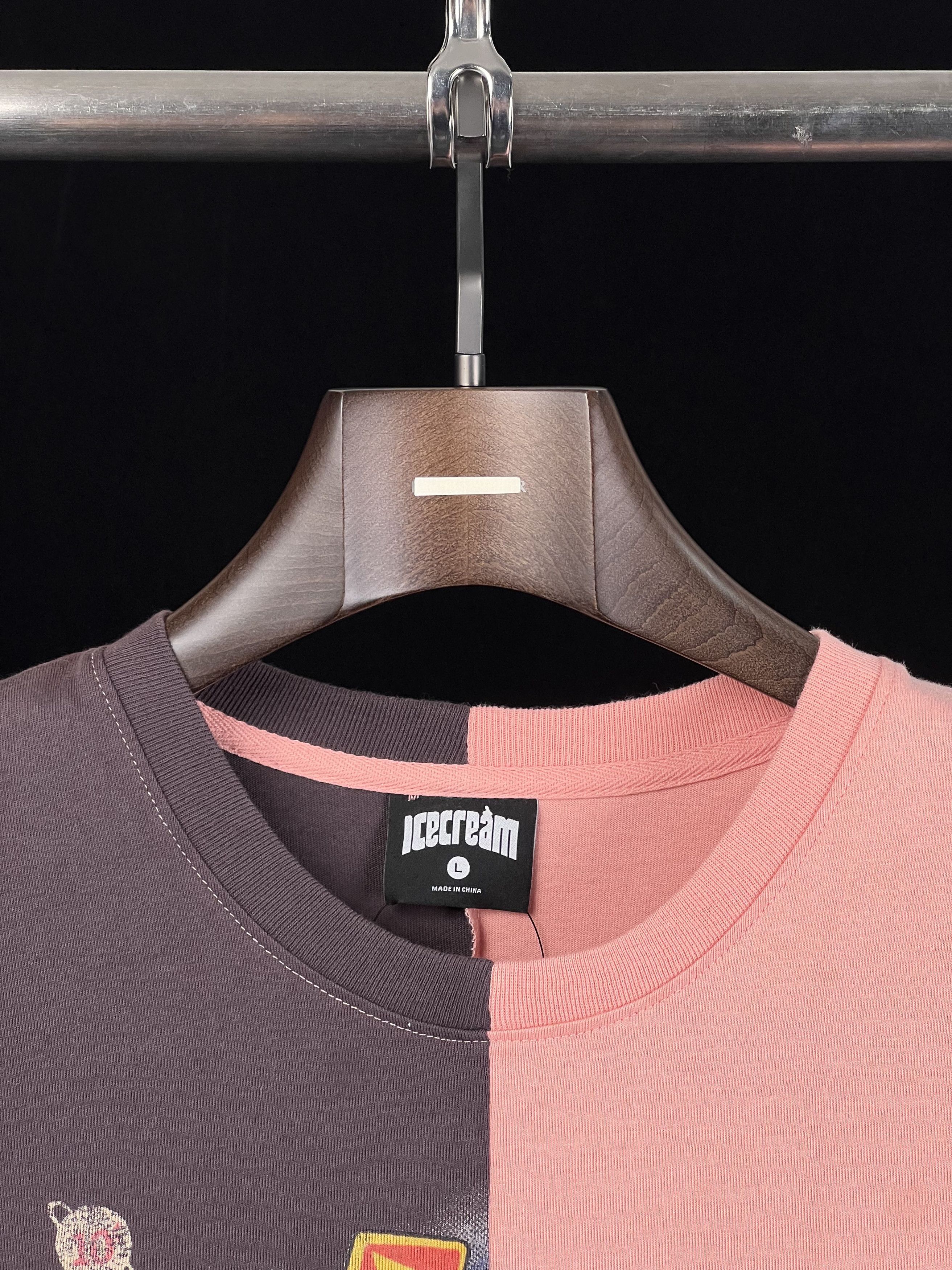 Icecream UNWORN *Split Color SS Tee Split Shirt Size US L / EU 52-54 / 3 - 2 Thumbnail