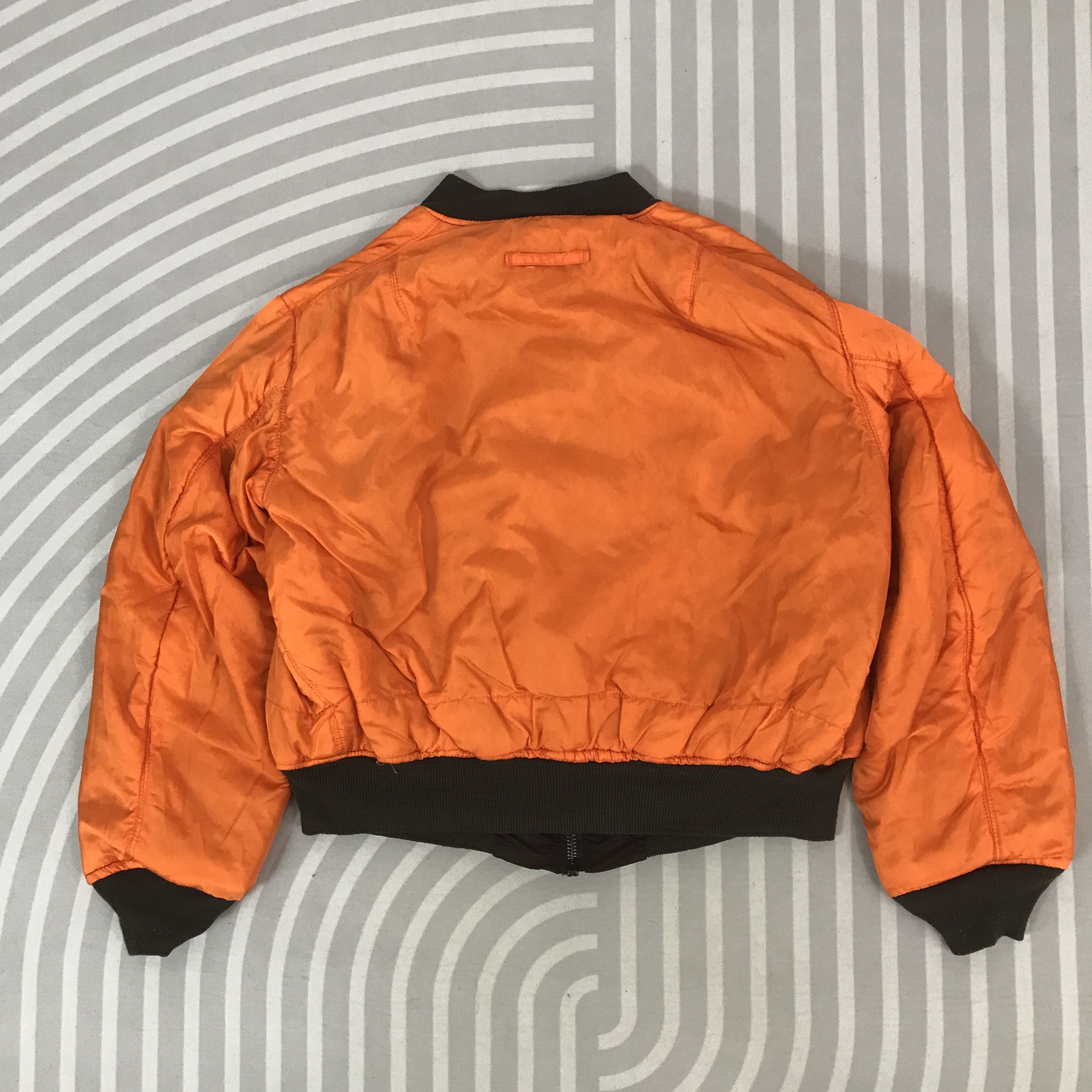 Alpha Industries Vintage Alpha Industries Ma-1 Bomber Brown Jacket Size US L / EU 52-54 / 3 - 4 Thumbnail