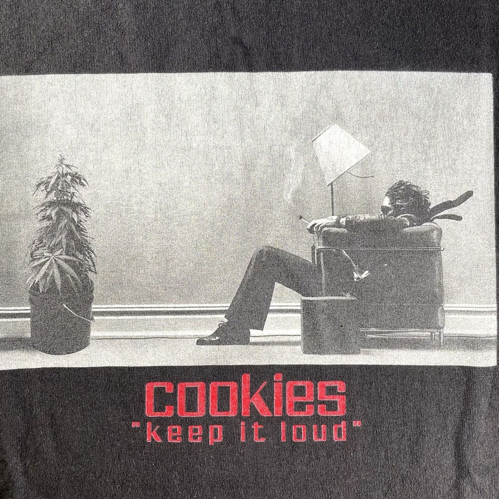 Vintage Cookies Shirt Men’s Medium Black Tee Parody Drug Weed Keep It Loud Blown Away Funny Maxell Size US M / EU 48-50 / 2 - 2 Thumbnail