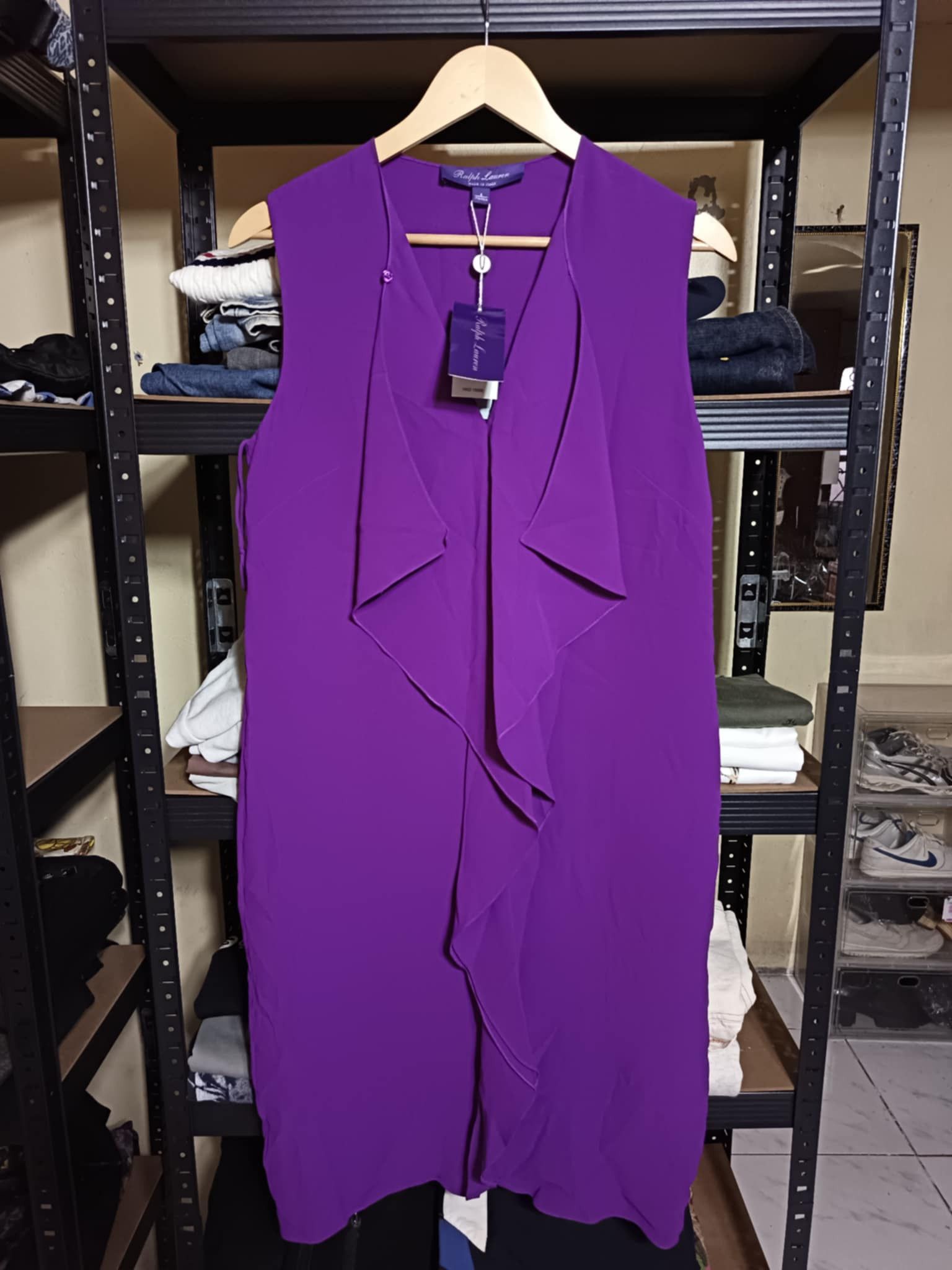 Ralph Lauren Purple Label Ralph Lauren Purple Label Mulberry Silk Dress Purple Size M / US 6-8 / IT 42-44 - 1 Thumbnail