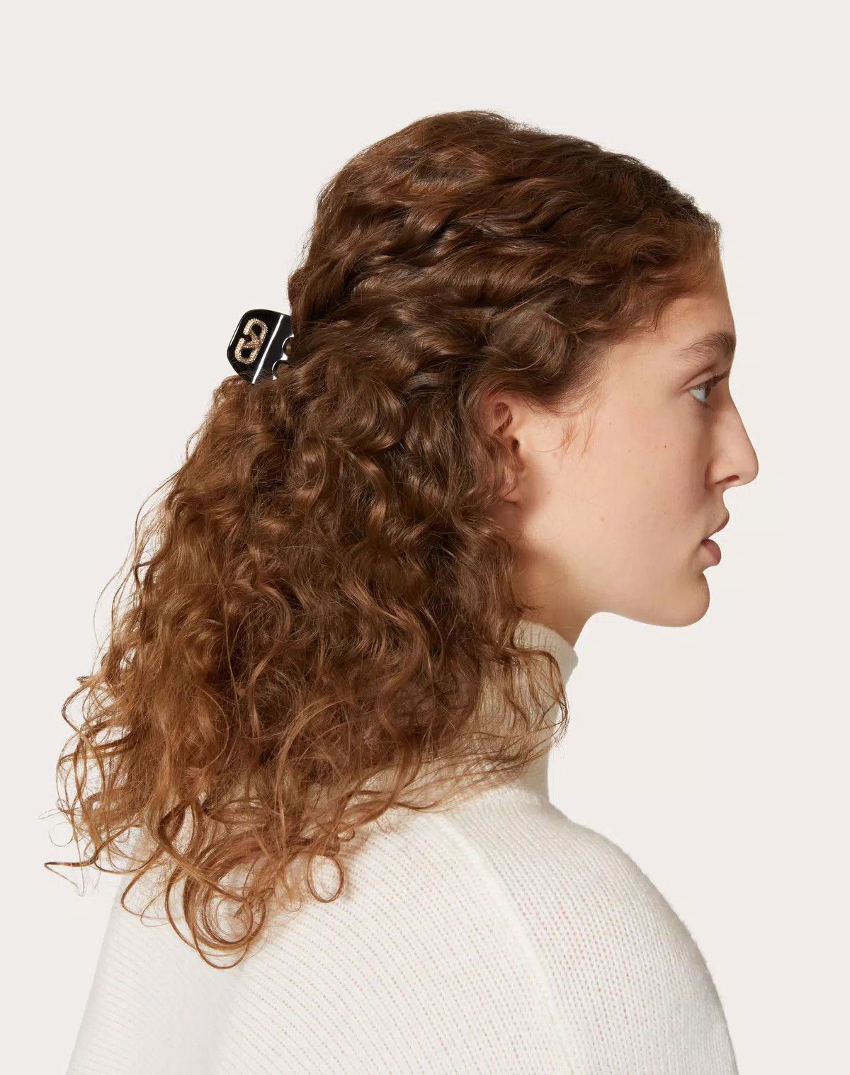 Valentino oc11z0725 Size:OS/ Hair Clip in Black Size ONE SIZE - 4 Thumbnail