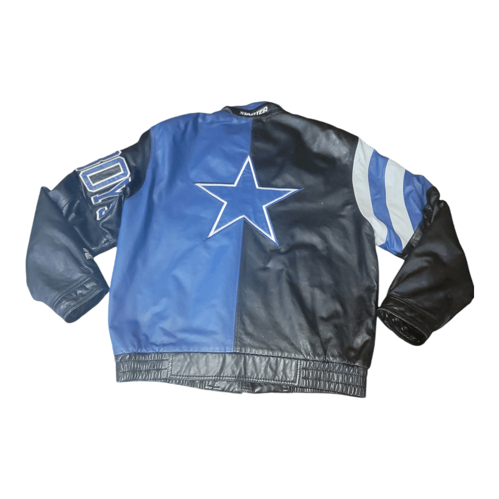 Starter Vintage Starter Dallas Cowboys Genuine Leather Coat Size US XL / EU 56 / 4 - 6 Thumbnail