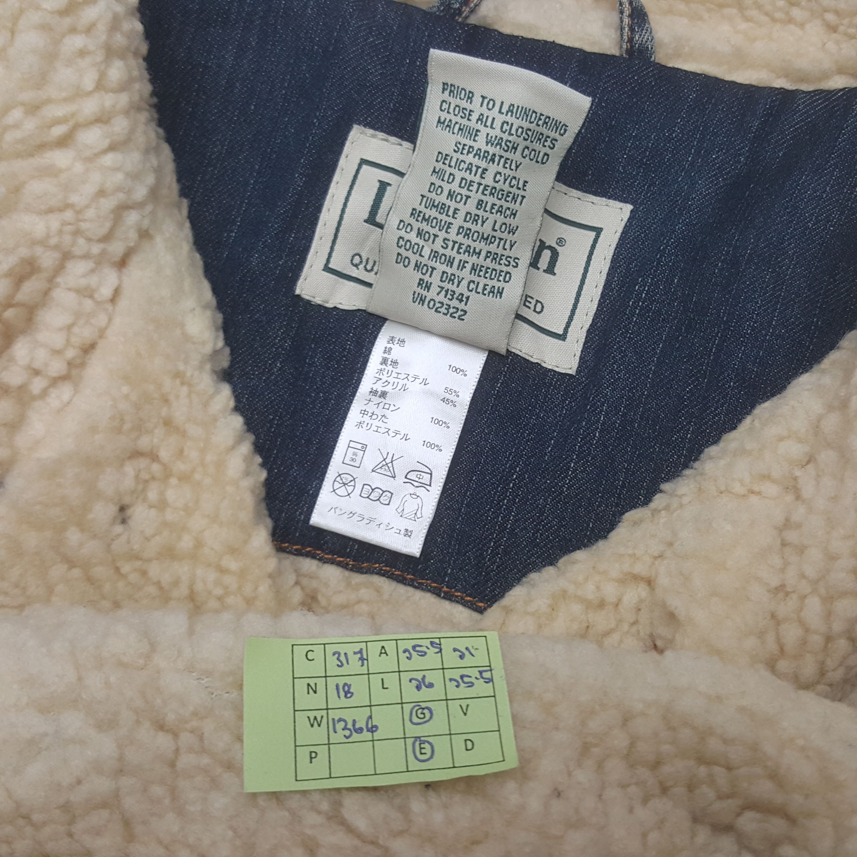 L.L. Bean Vintage LL Bean American Style Denim Jacket C317N18 Size US XL / EU 56 / 4 - 7 Thumbnail