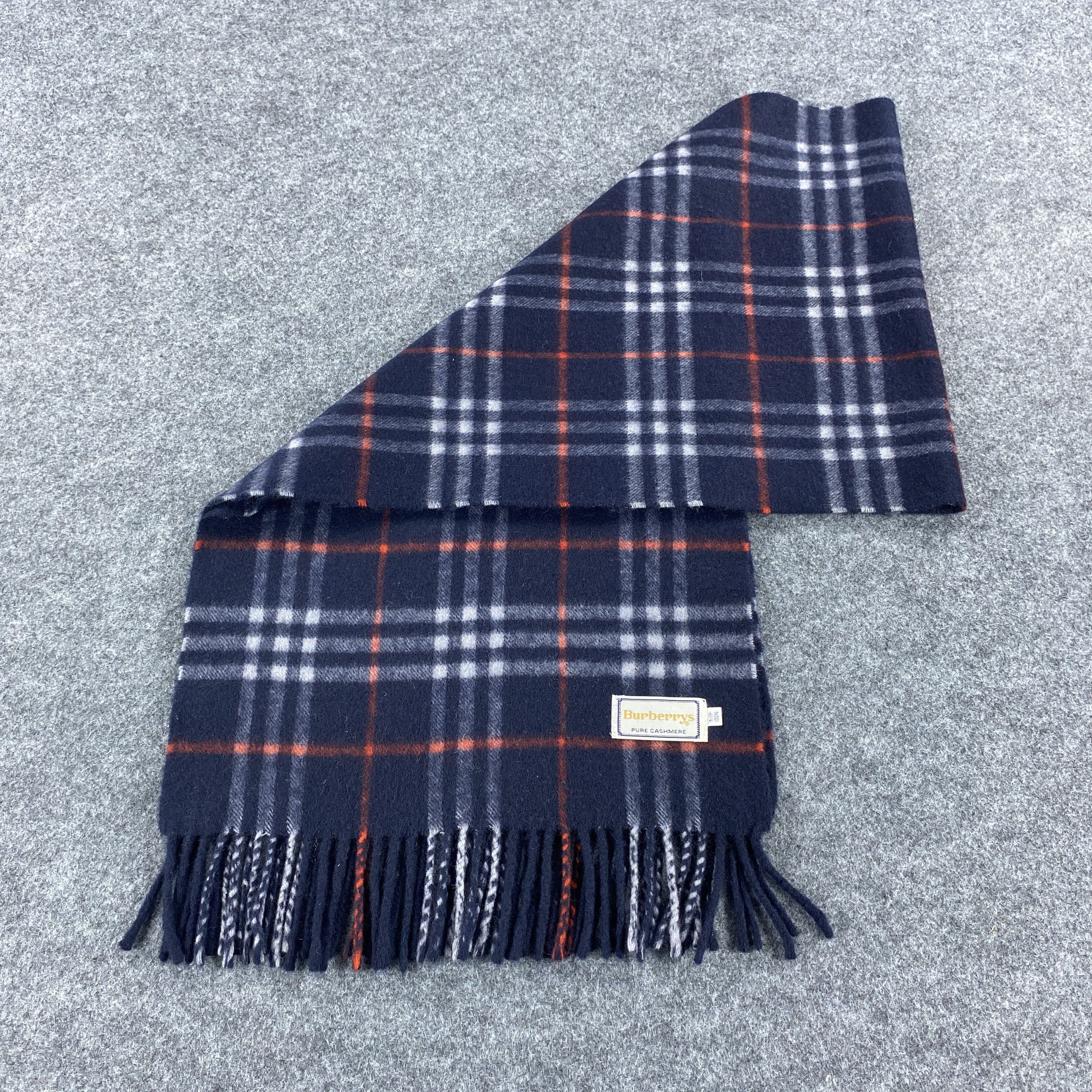 Burberry × Vintage Burberrys Scarf # D637 # Muffler # Neckwear # Nova Check Size ONE SIZE - 6 Thumbnail