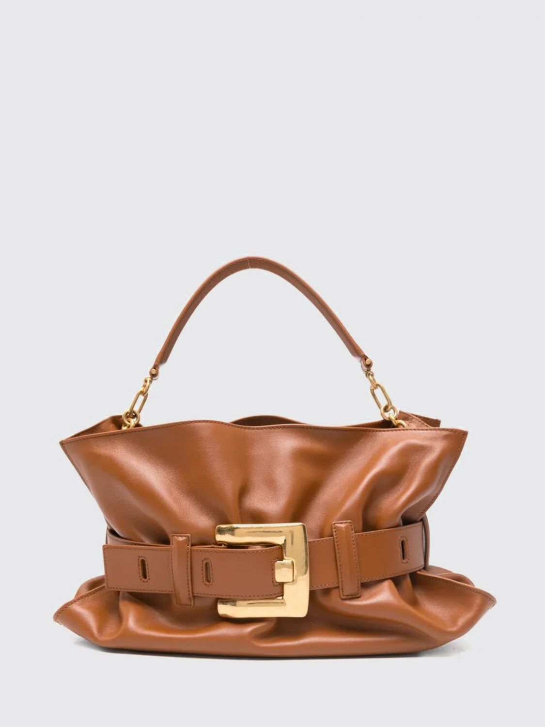 Balmain Balmain Shoulder Bag Woman Brown Size ONE SIZE - 1 Thumbnail