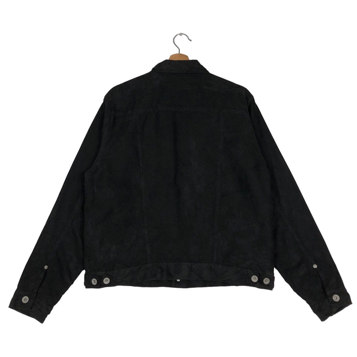 Issey Miyake 🔥90’s Vintage Leather Jacket Chore Work GU Japan Made Size US L / EU 52-54 / 3 - 8 Thumbnail