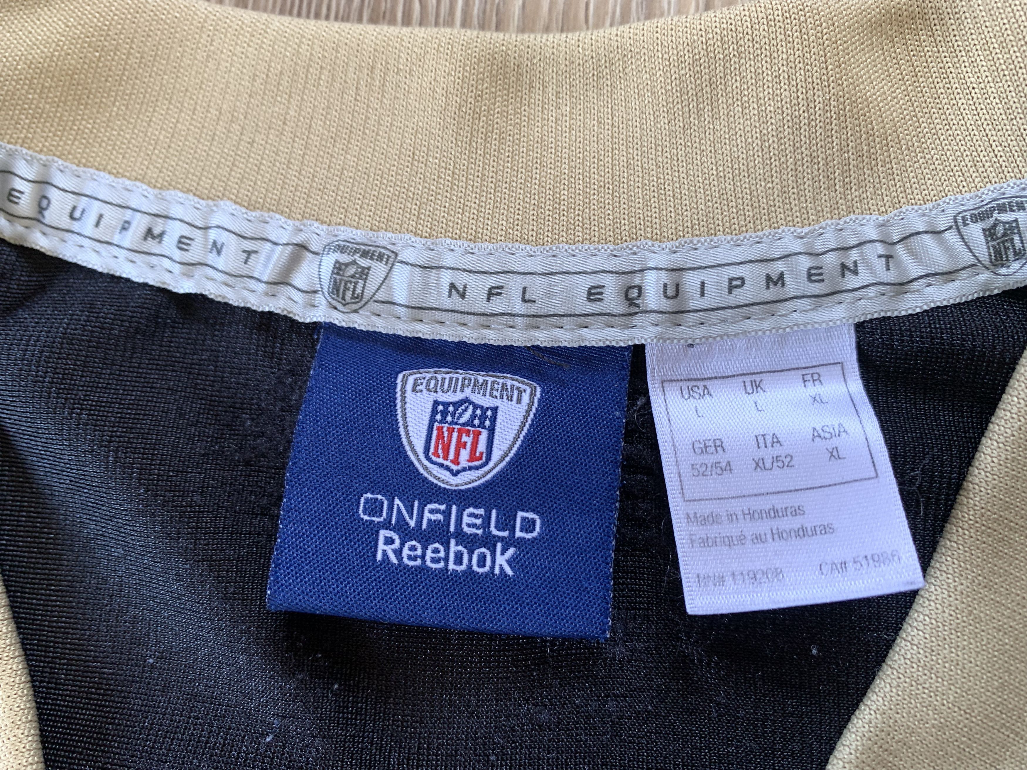NFL × Reebok × Vintage Reebok New Orleans Saints Reggie Bush #25 Jersey Size US L / EU 52-54 / 3 - 6 Thumbnail