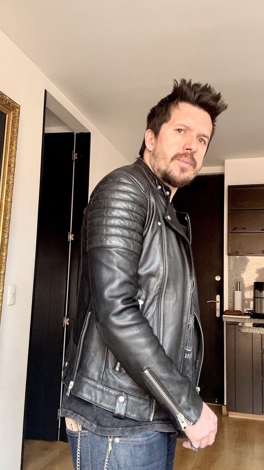 Allsaints Allsaints Leather Jacket Jasper Biker Black XS Size US XS / EU 42 / 0 - 19 Thumbnail