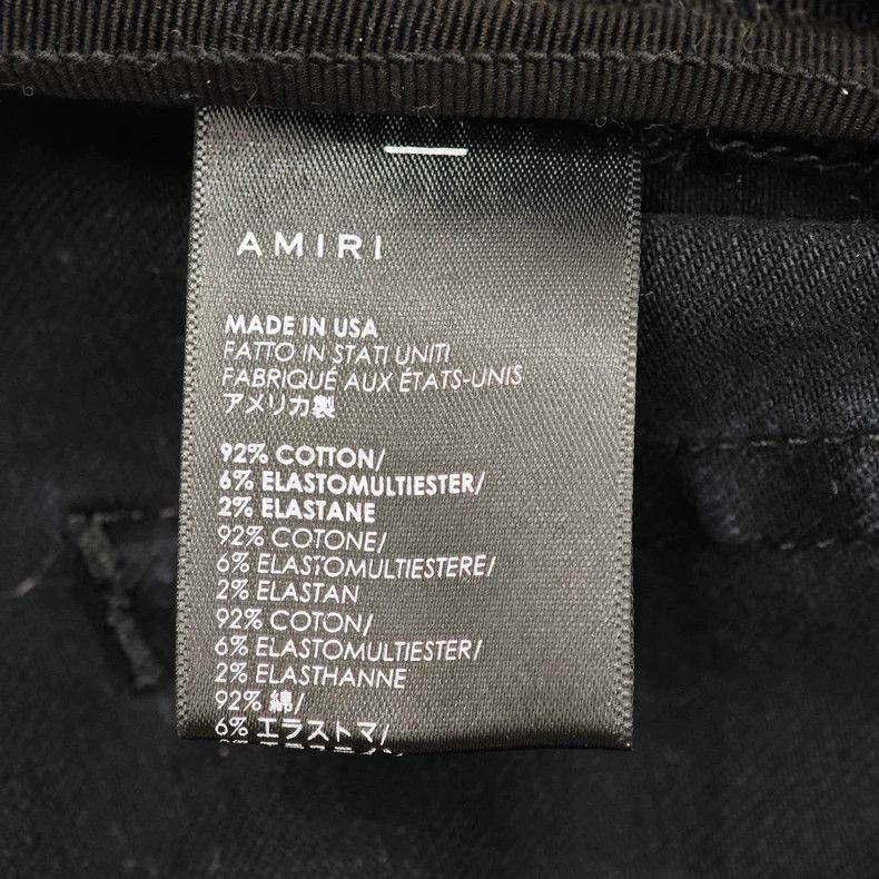Amiri Amiri black destroyed jeans Size US 33 - 4 Thumbnail