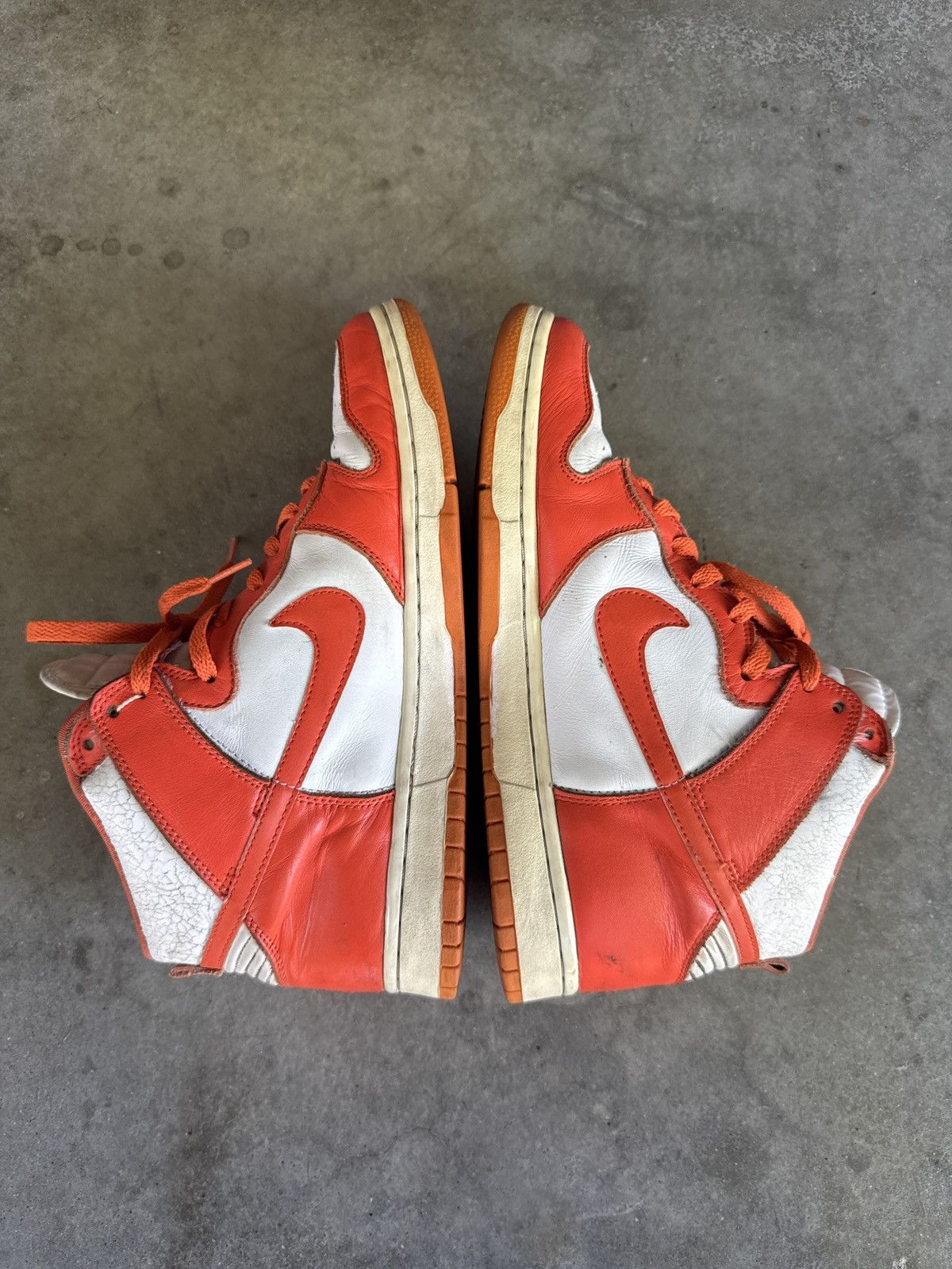Nike 1999 Nike Dunk High LE Syracuse Orange Size 11 Size US 11 / EU 44 - 7 Thumbnail