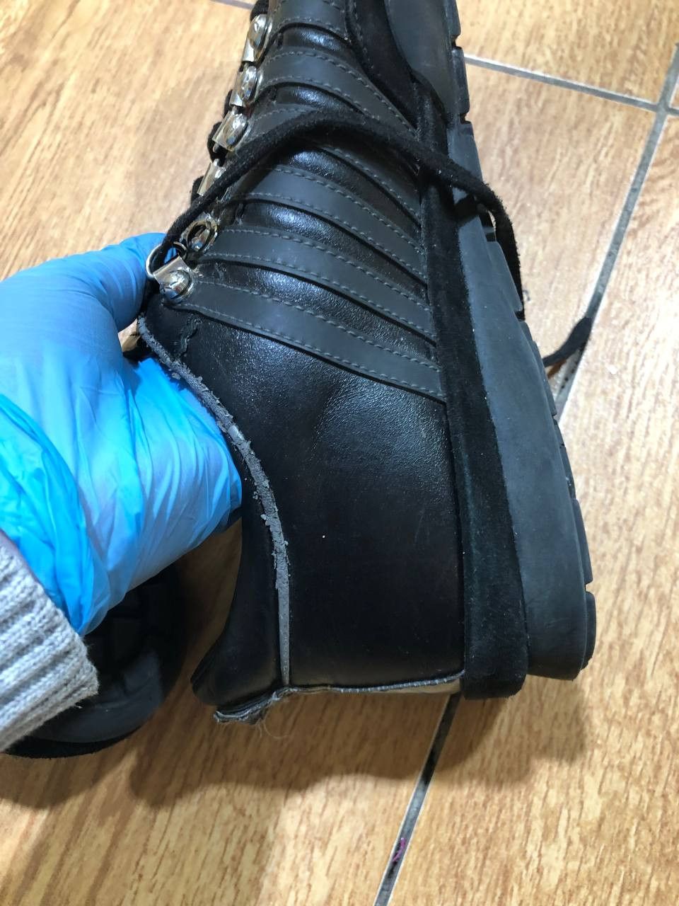 Dsquared2 leather low trainers Dsquared2 Black sneakers Size US 12 / EU 45 - 19 Thumbnail