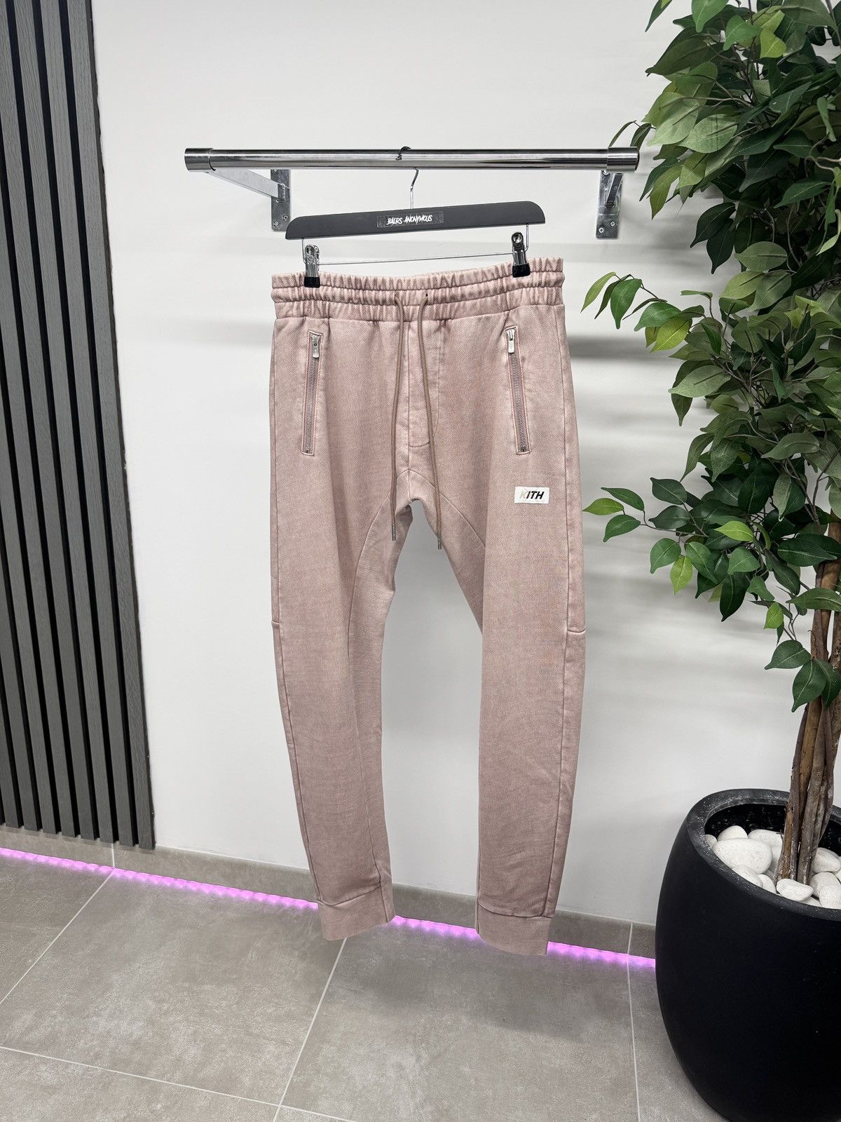 Kith KITH Panelled Williams Hoodie & Joggers Muave Pink RRP £550 Size US S / EU 44-46 / 1 - 4 Thumbnail