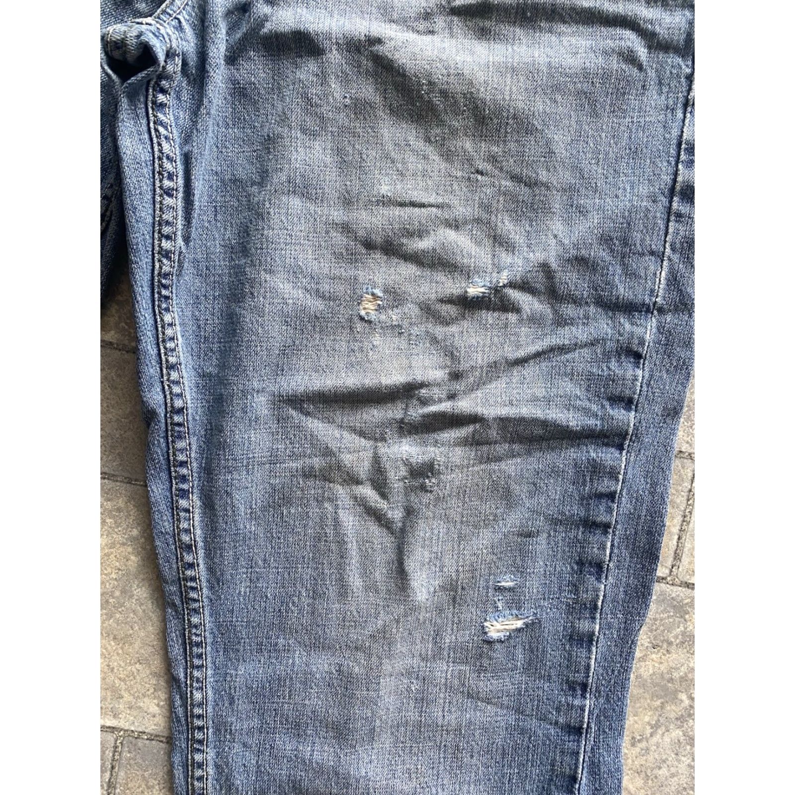 Ecko Unltd. VINTAGE Ecko Unltd Baggy Fit Jeans Pants Mens 36 Blue Damaged Wear Flaws Pockets 36 Mens Blue Baggy Jeans Size US 36 / EU 52 - 6 Thumbnail