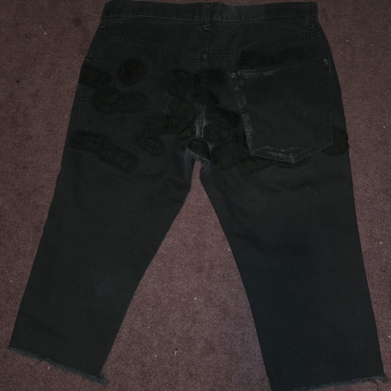 Undercover SS05 "But Beautiful" Distressed Jeans Shorts Size 3 Size US 34 / EU 50 - 2 Thumbnail