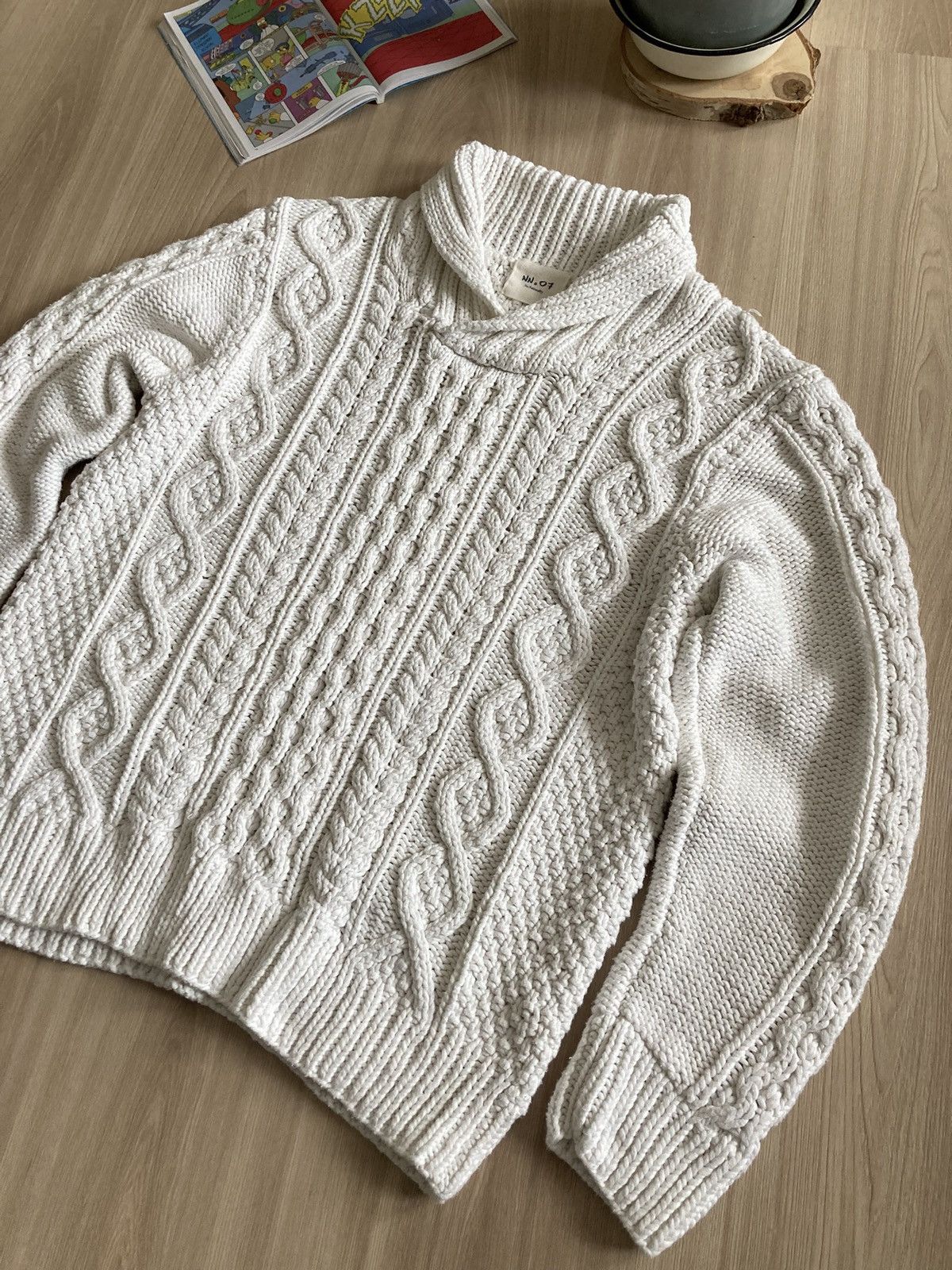 NN07 Vintage RARE NN07 no nationality Knit Sweater 90s Size US L / EU 52-54 / 3 - 4 Thumbnail