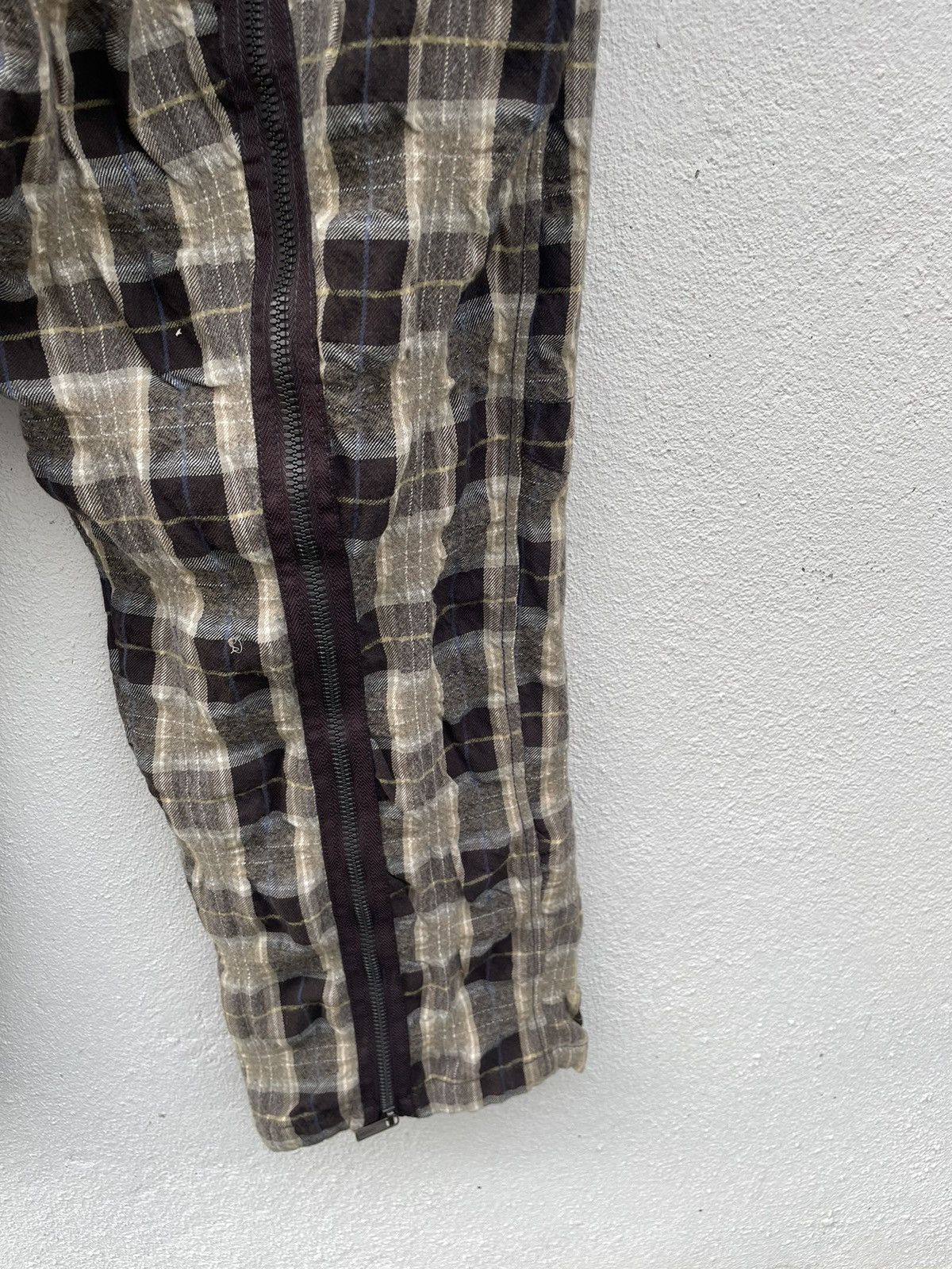 If Six Was Nine × Kenzo Kenzo Homme Checked Long Zipper Back Side Pants Size US 38 / EU 54 - 15 Thumbnail