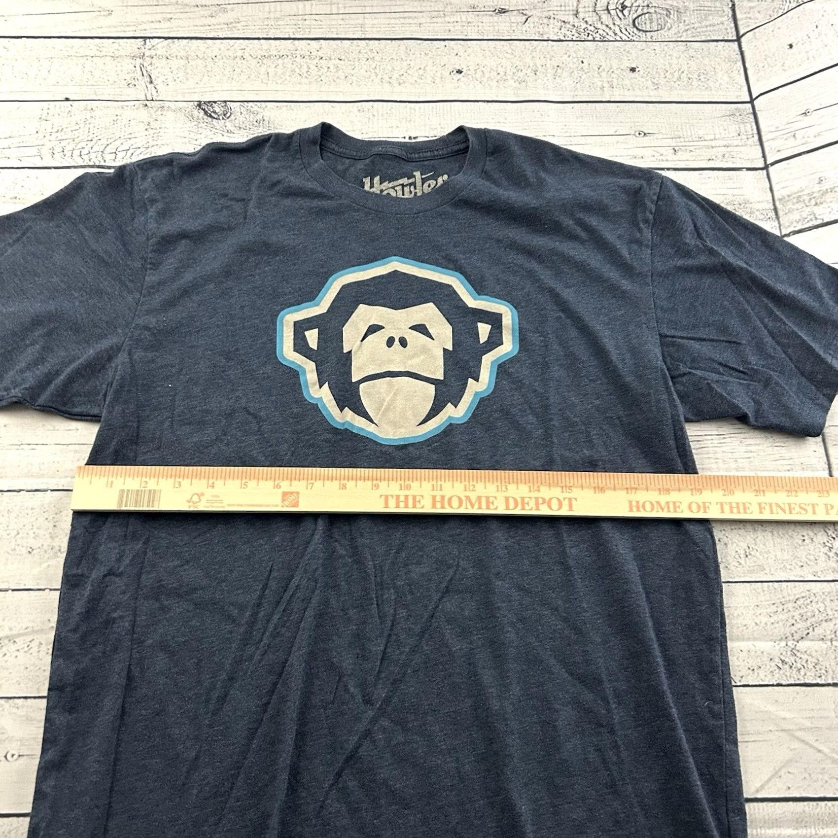 Howler Brothers Howler Bros Short Sleeve T Shirt Men's Large Blue Monkey Size US L / EU 52-54 / 3 - 4 Thumbnail