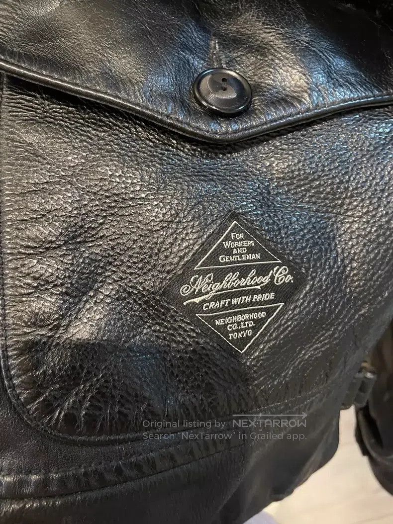 Neighborhood Neighborhood Cowhide Leather Jacket, Size S Size US S / EU 44-46 / 1 - 3 Thumbnail
