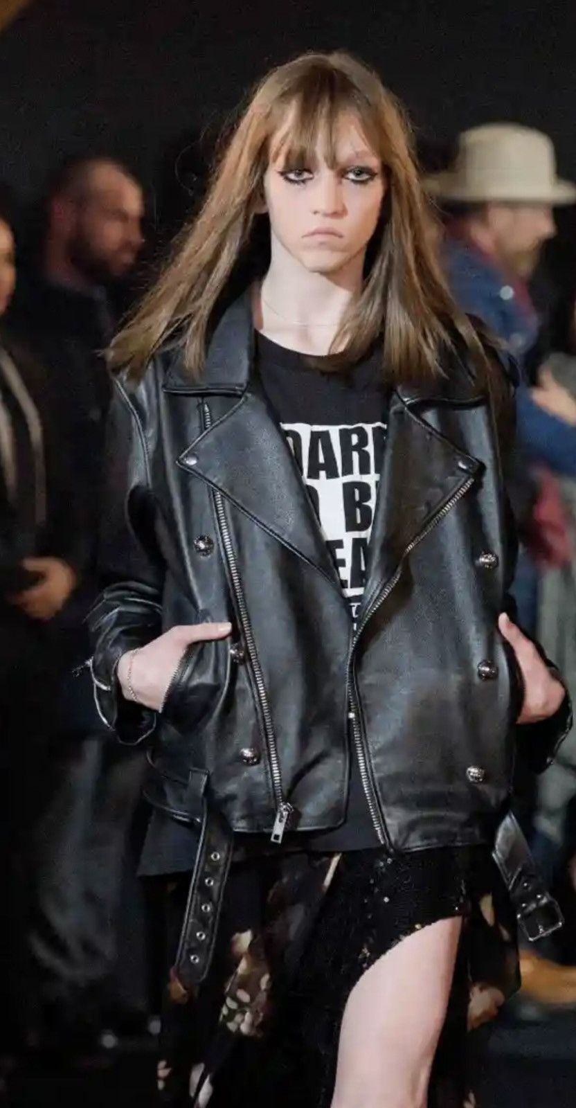 Celine $6.5k Celine Triomphe logo biker leather jacket Hedi Slimane Size US S / EU 44-46 / 1 - 4 Thumbnail