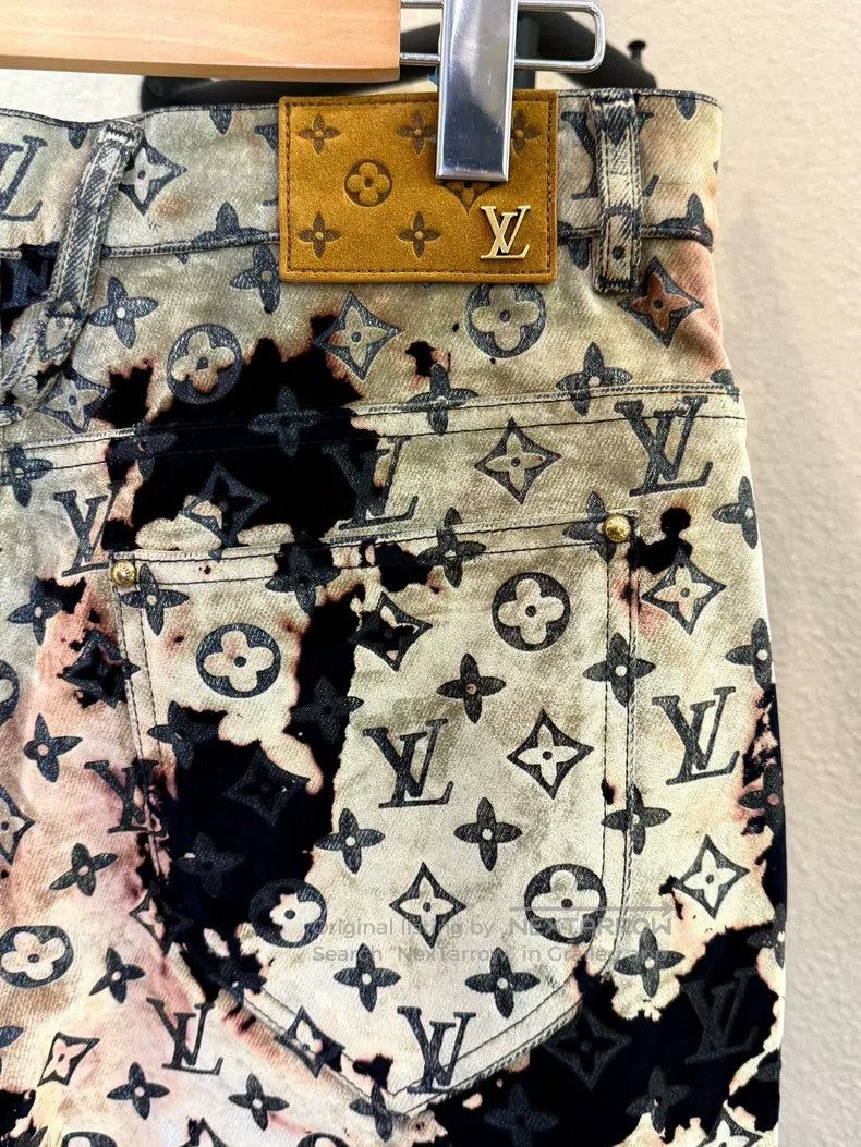 Louis Vuitton Louis Vuitton SS24 Fire Cloud presbyopic jeans Size US 30 / EU 46 - 3 Thumbnail
