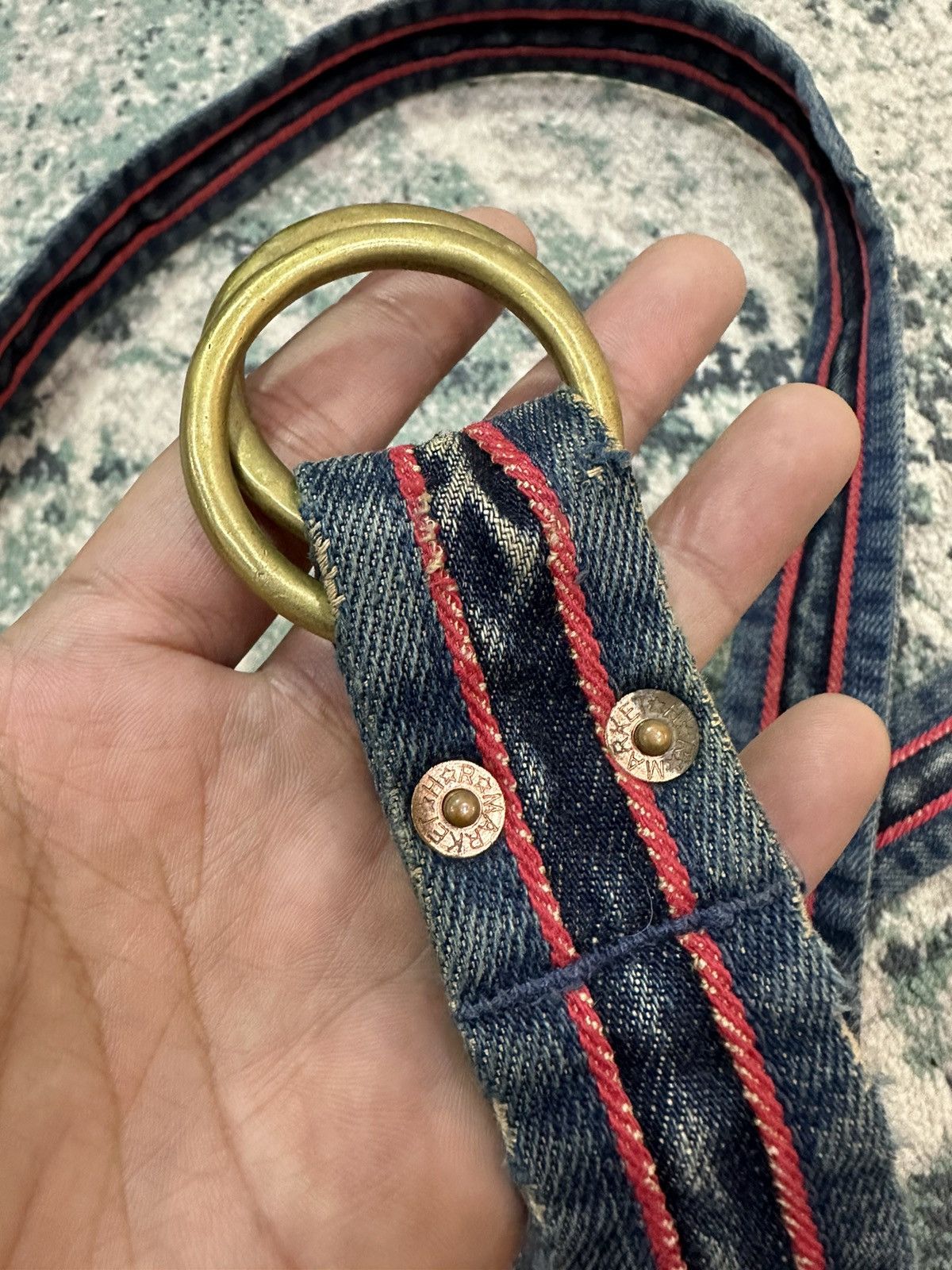 Blue Blue Japan HR Market Selvedge Denim Belt Size ONE SIZE - 4 Thumbnail