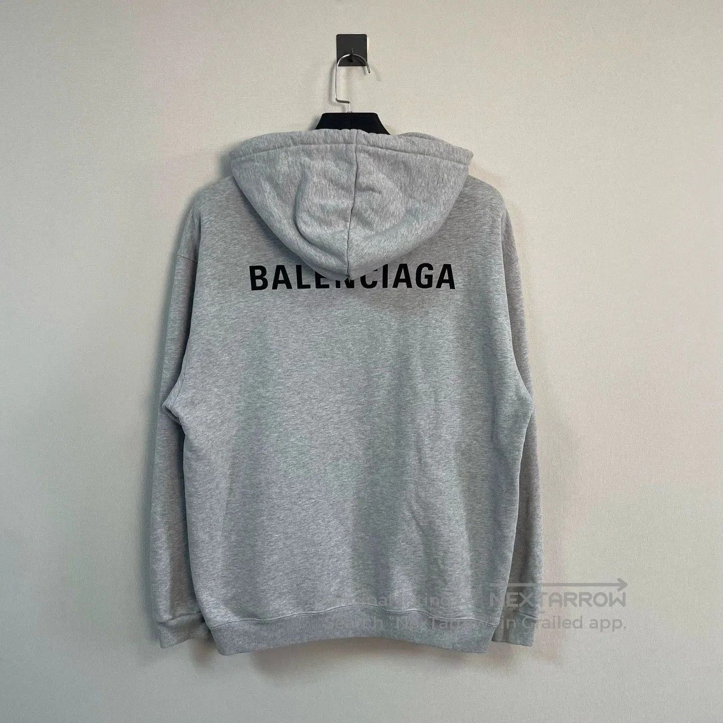 Balenciaga balenciaga gray lettered hoodie with tag. Size US XS / EU 42 / 0 - 2 Thumbnail