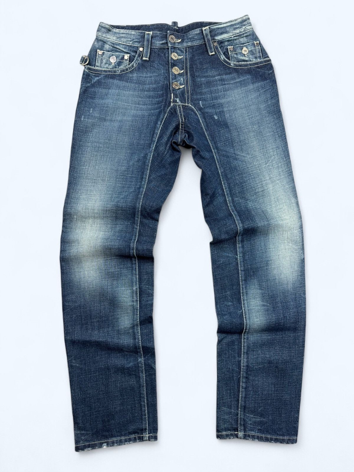 Dsquared2 Dsquared2 distressed blue jeans size 48 made in italy Size US 32 / EU 48 - 2 Thumbnail