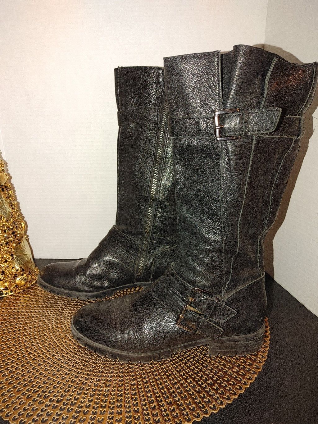 Other Enzo Angiolini Moto Harness Leather Boots Size 6 Size US 6 / IT 36 - 1 Thumbnail