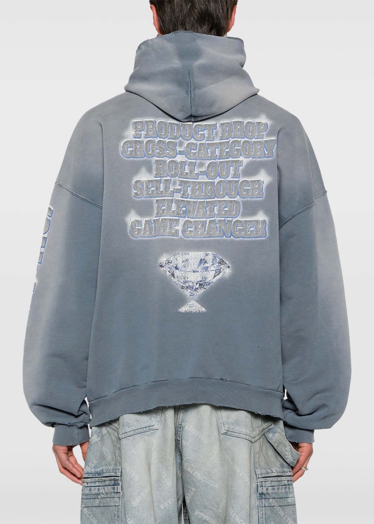 Balenciaga BALENCIAGA See Now Buy Later Hoodie Size US L / EU 52-54 / 3 - 4 Thumbnail
