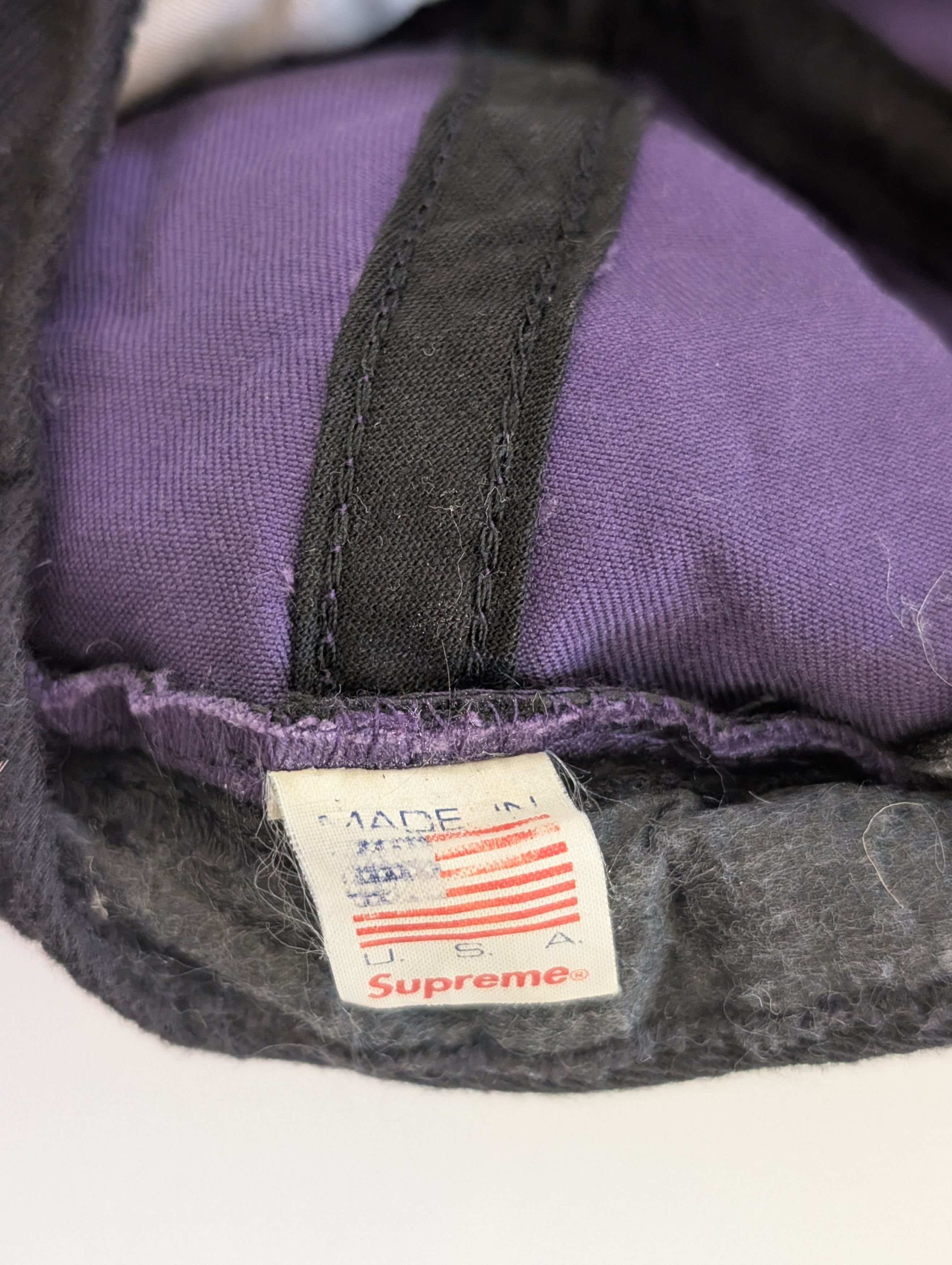 Supreme Supreme Pigment Print S-Logo 6-Panel Purple Hat Size ONE SIZE - 9 Thumbnail