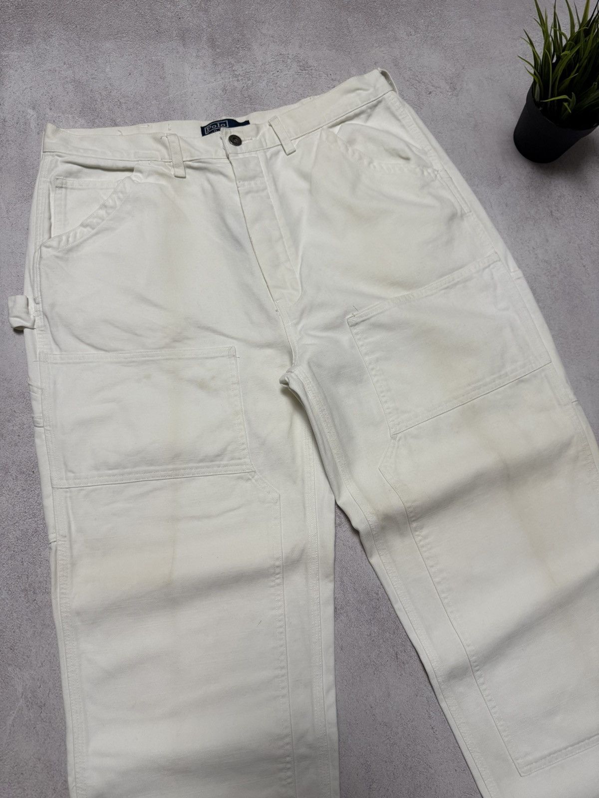 Vintage Vintage Polo Ralph Lauren Carpenter Baggy Doubleknee Pants Size US 34 / EU 50 - 3 Thumbnail