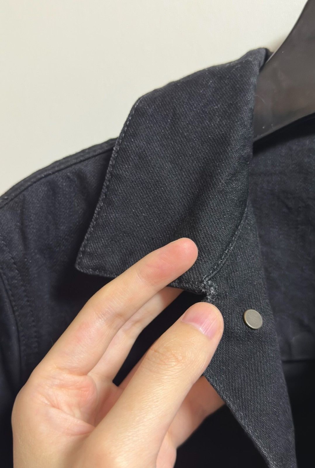 Saint Laurent Paris Saint Laurent Distressed Washed Black Denim Jacket Size US S / EU 44-46 / 1 - 4 Thumbnail