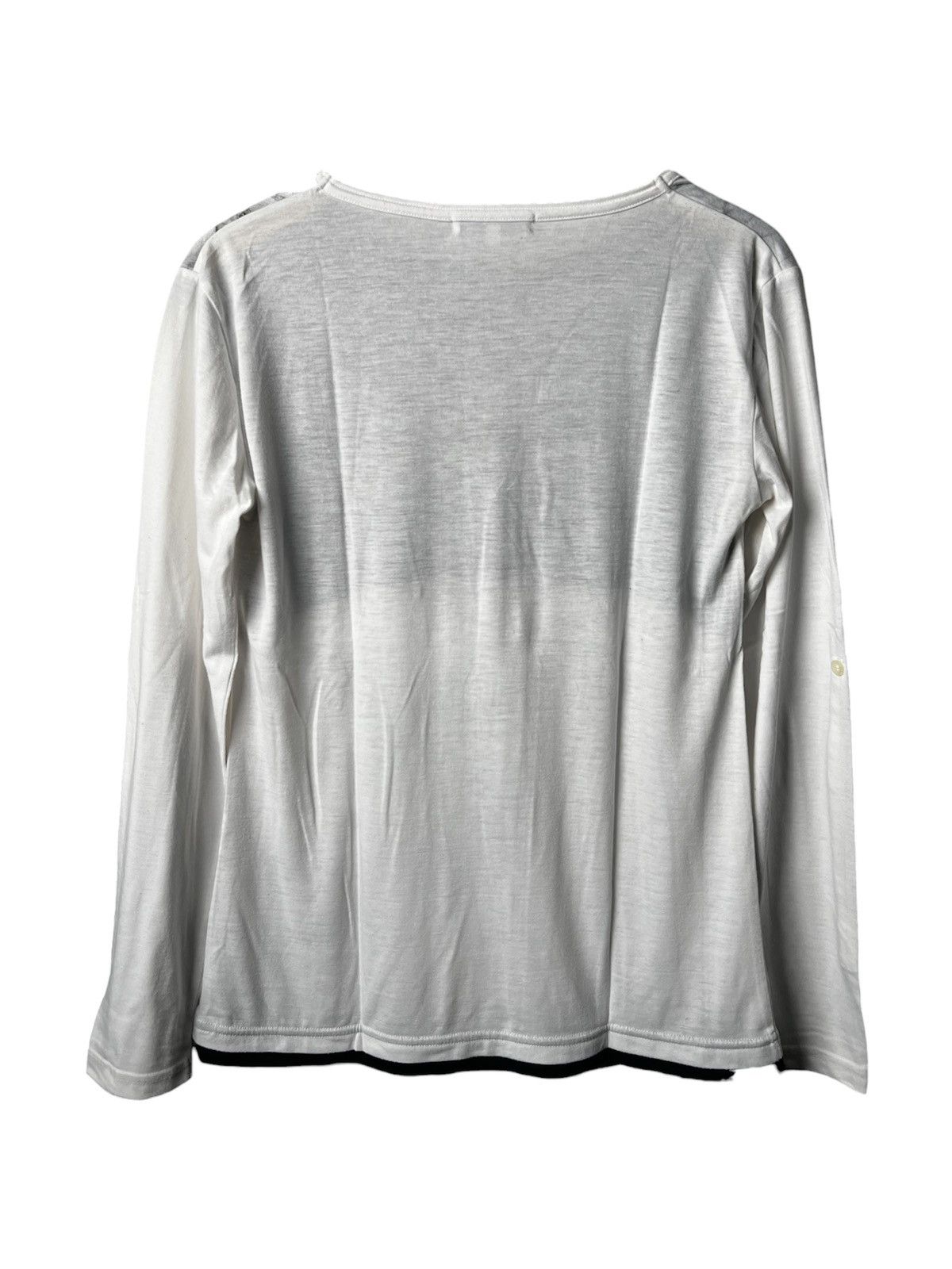 If Six Was Nine Japanese Smoke and Feather Poem Longsleeve Double Layered Size US M / EU 48-50 / 2 - 2 Thumbnail