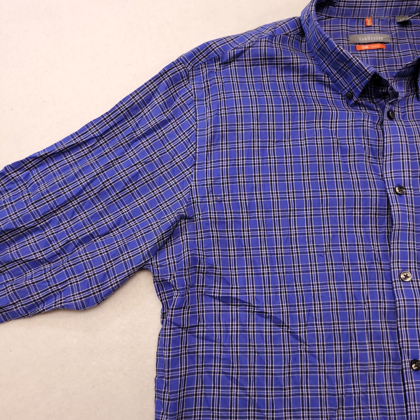 Van Heusen Van Heusen Tartan Flannel Shirt Mens Size Medium Blue White Size US M / EU 48-50 / 2 - 4 Thumbnail