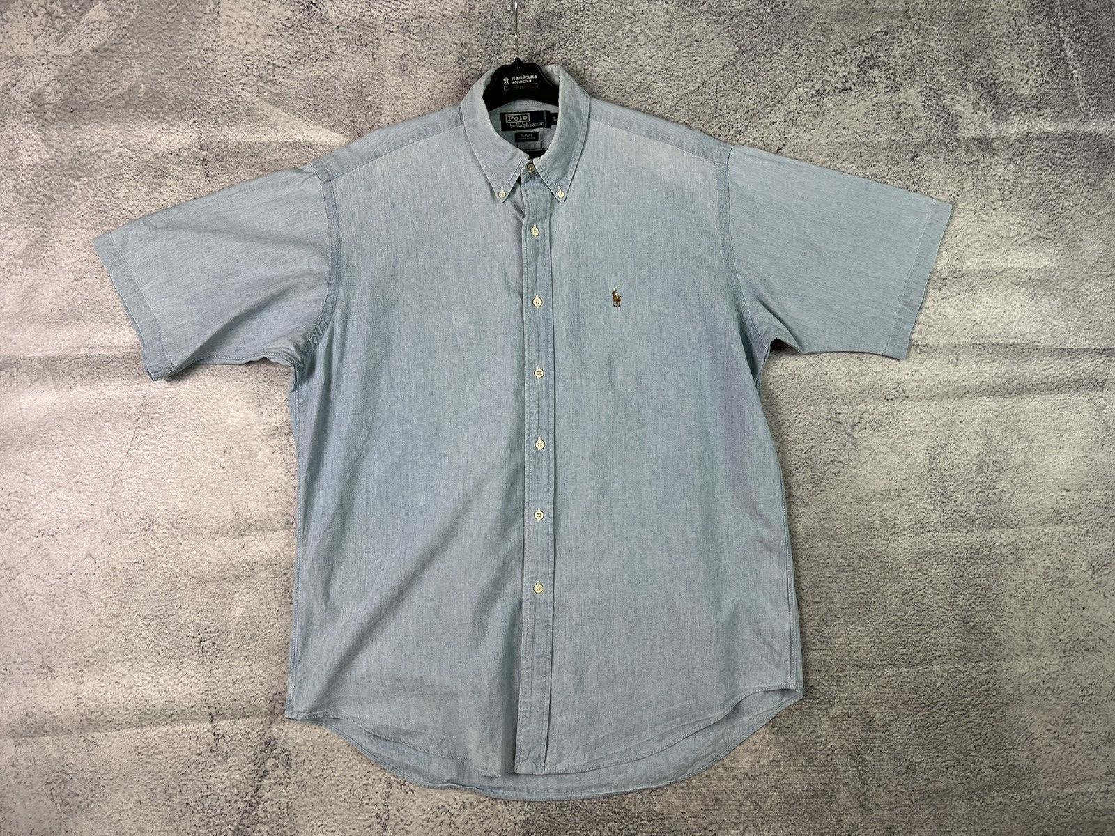 Polo Ralph Lauren × Ralph Lauren × Vintage Vintage polo Ralph Lauren short sleeve shirt Size US L / EU 52-54 / 3 - 2 Thumbnail