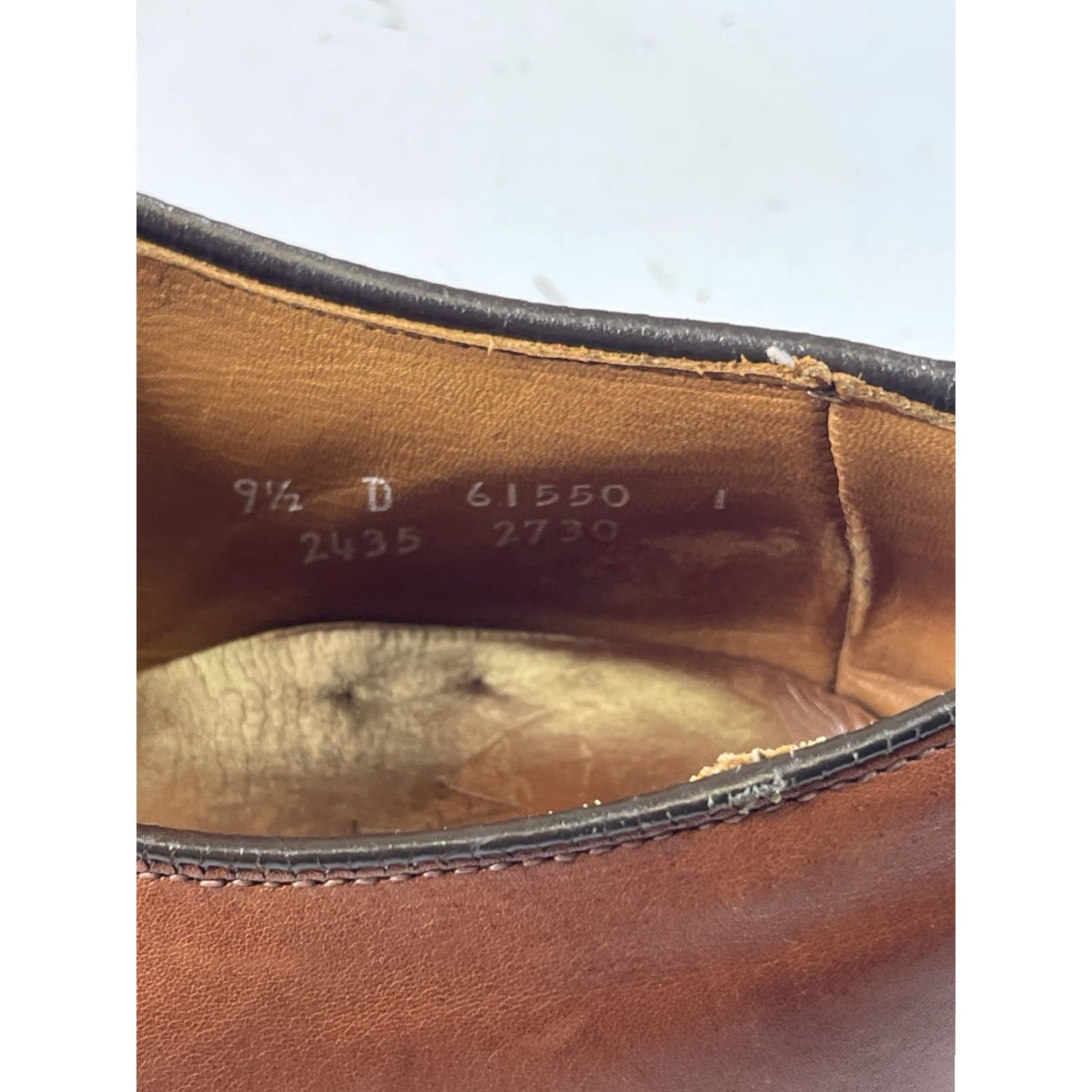 Allen Edmonds VINTAGE? No — Allen Edmonds Garner Monk Strap Loafers USA Made Burnished Calf Skin Sz 9.5 Mens Brown Leather Dress Shoes Buckle Strap Navy? Size US 10 / EU 43 - 3 Thumbnail