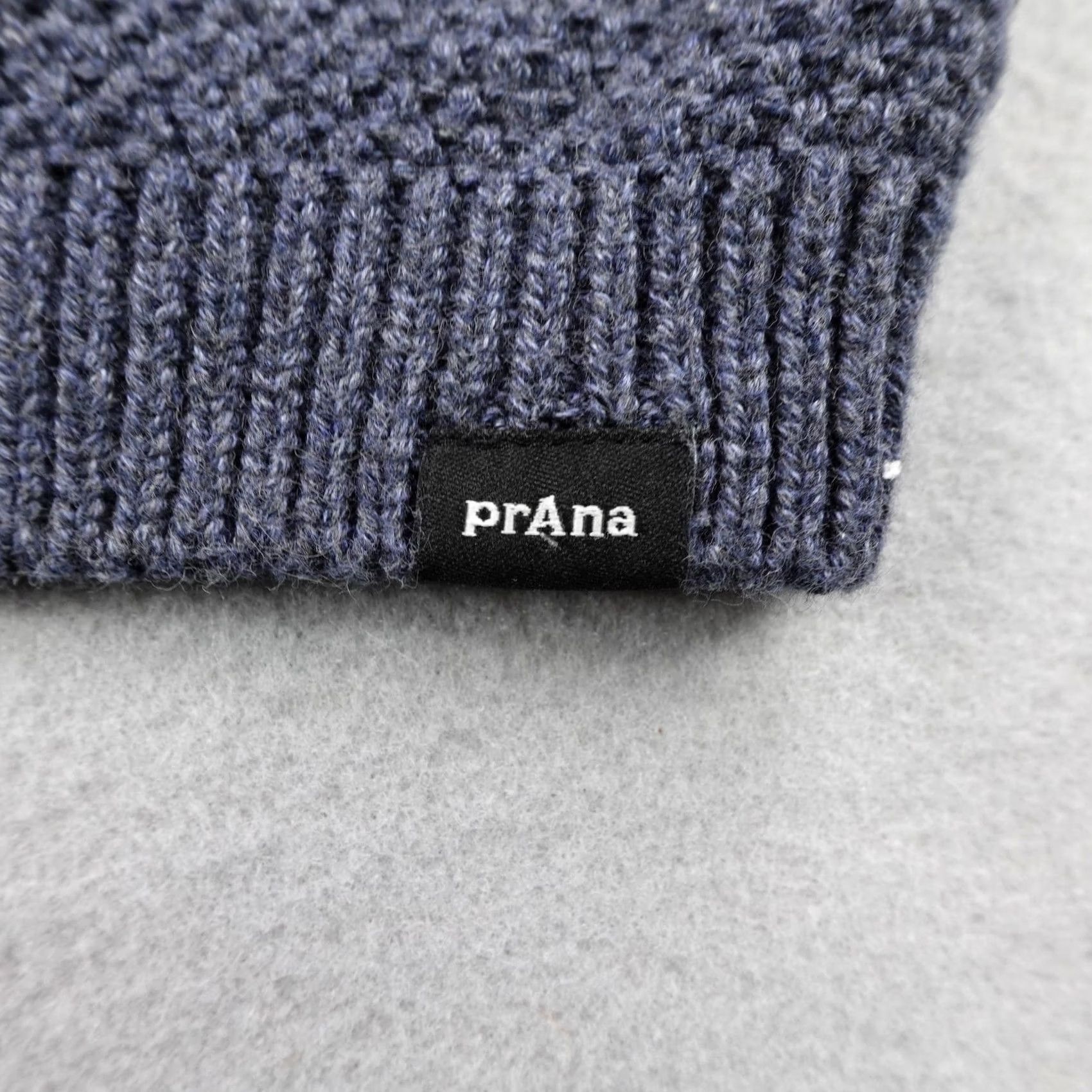 Prana VINTAGE? No. PrAna Sweater Mens XL Blue Forest Hill Roll Neck Pullover Organic Cotton Thermal Size US XL / EU 56 / 4 - 3 Thumbnail