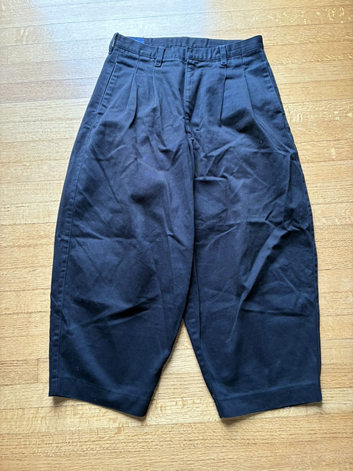 Other Liam Lafrance Pleated Black Denim Size US 35 - 1 Thumbnail