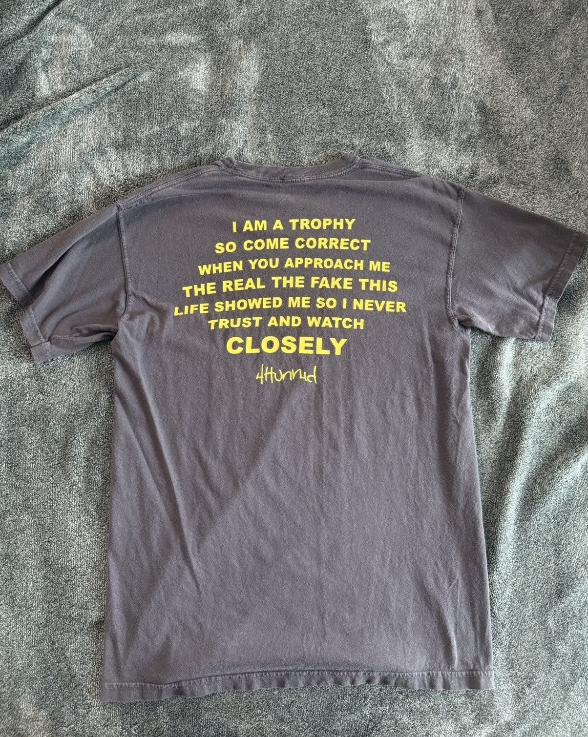 4HUNNID YG 4hunnid Trust Issues T Shirt Size US M / EU 48-50 / 2 - 2 Thumbnail