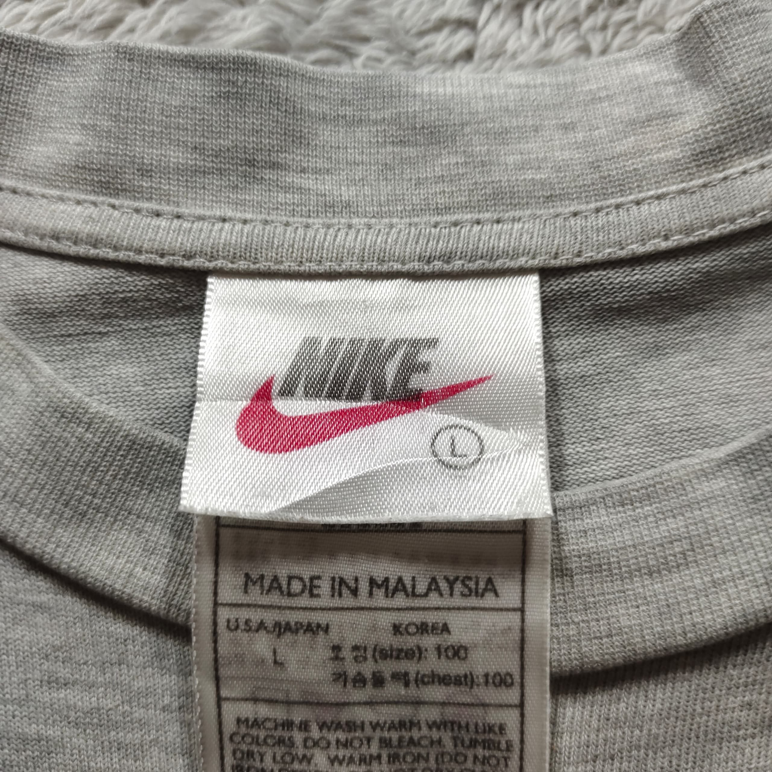 Nike × Vintage VINTAGE TRASHED NIKE SPIRIT OF SPORT LONG SLEEVE T SHIRT Size US L / EU 52-54 / 3 - 8 Thumbnail