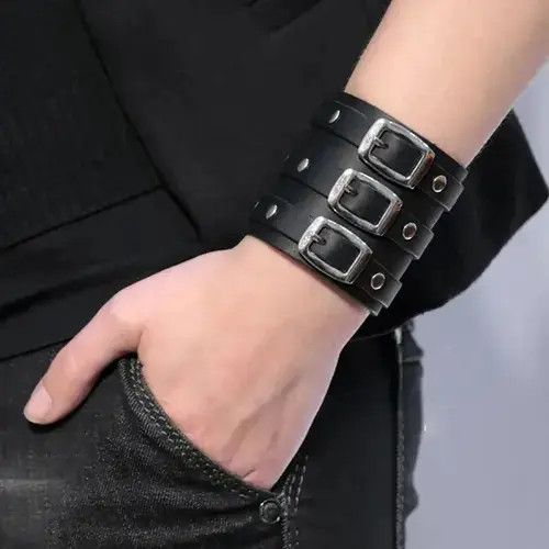 Japanese Brand × Jewelry Buckle Adjustable Gothic Punk Bracelets Size ONE SIZE - 1 Thumbnail
