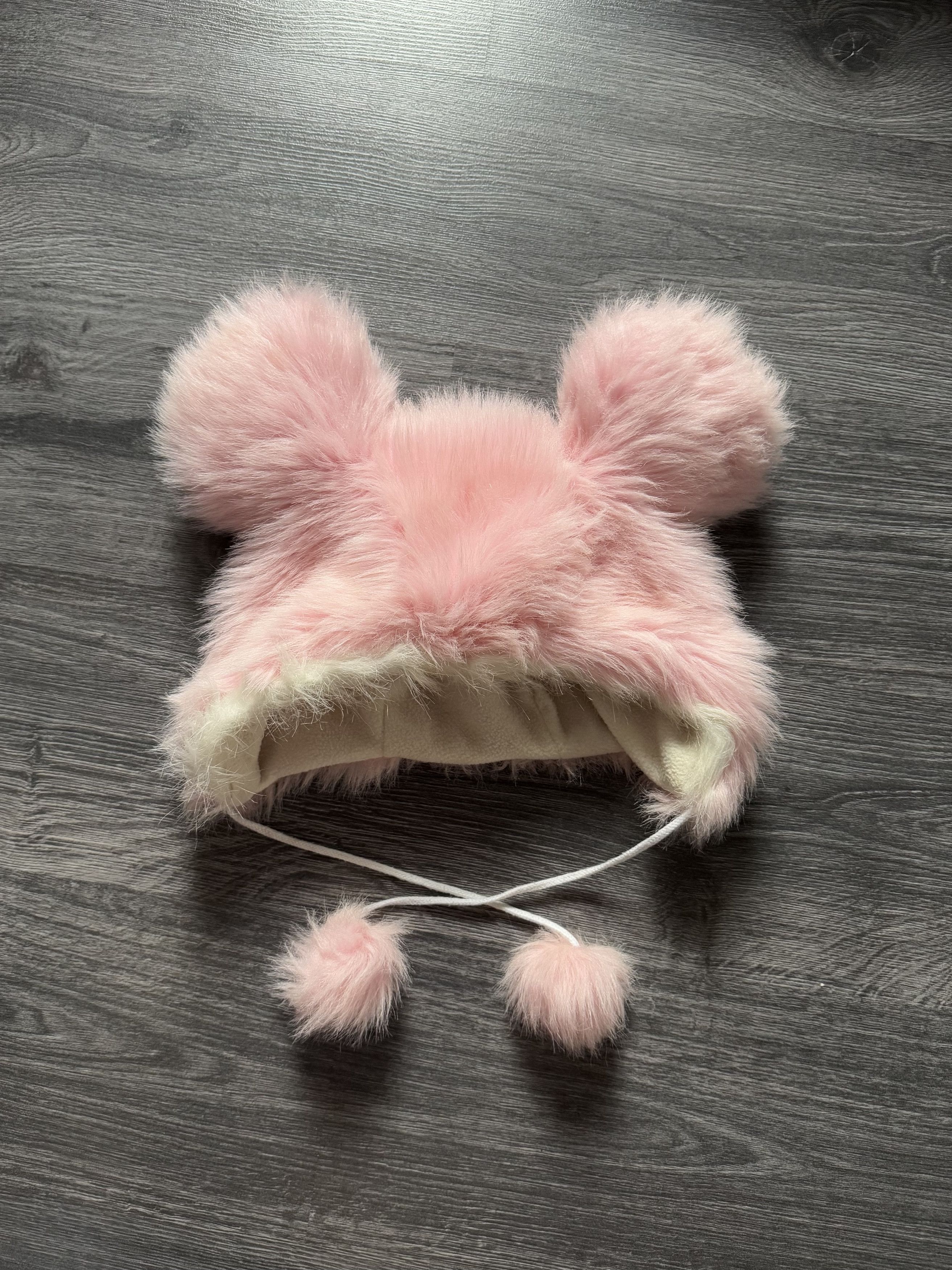Anime Y2K Ushanka Cute Fuzzy Alt Trapper Hat Pink with ears Size ONE SIZE - 5 Thumbnail
