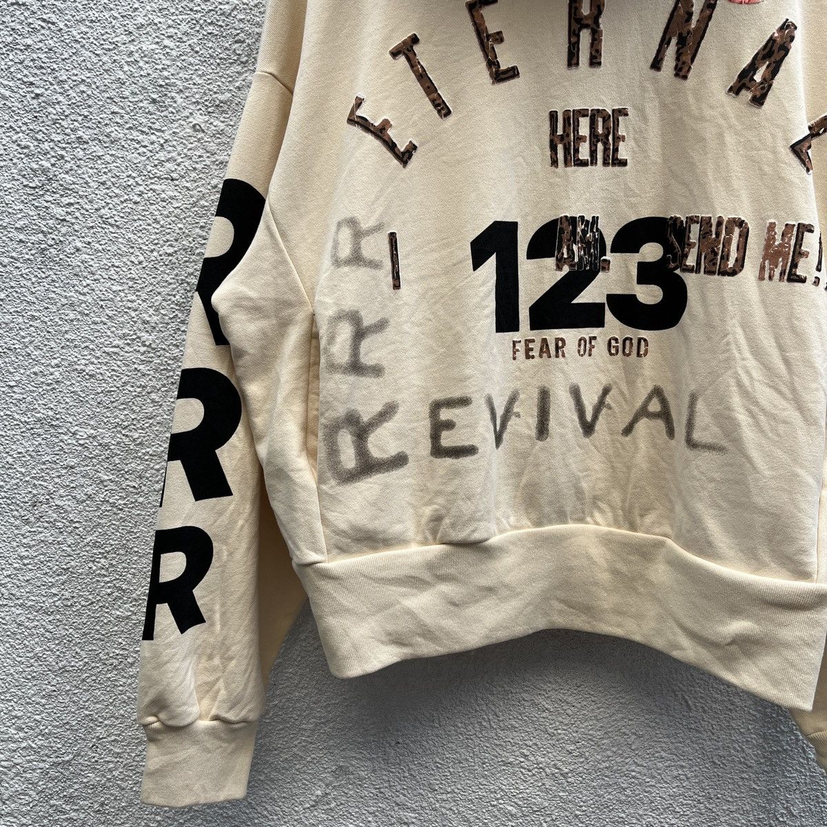 Fear of God × RRR-123 Fear of God - RRR-123 Revival Ivory Hoodie Size US S / EU 44-46 / 1 - 3 Thumbnail