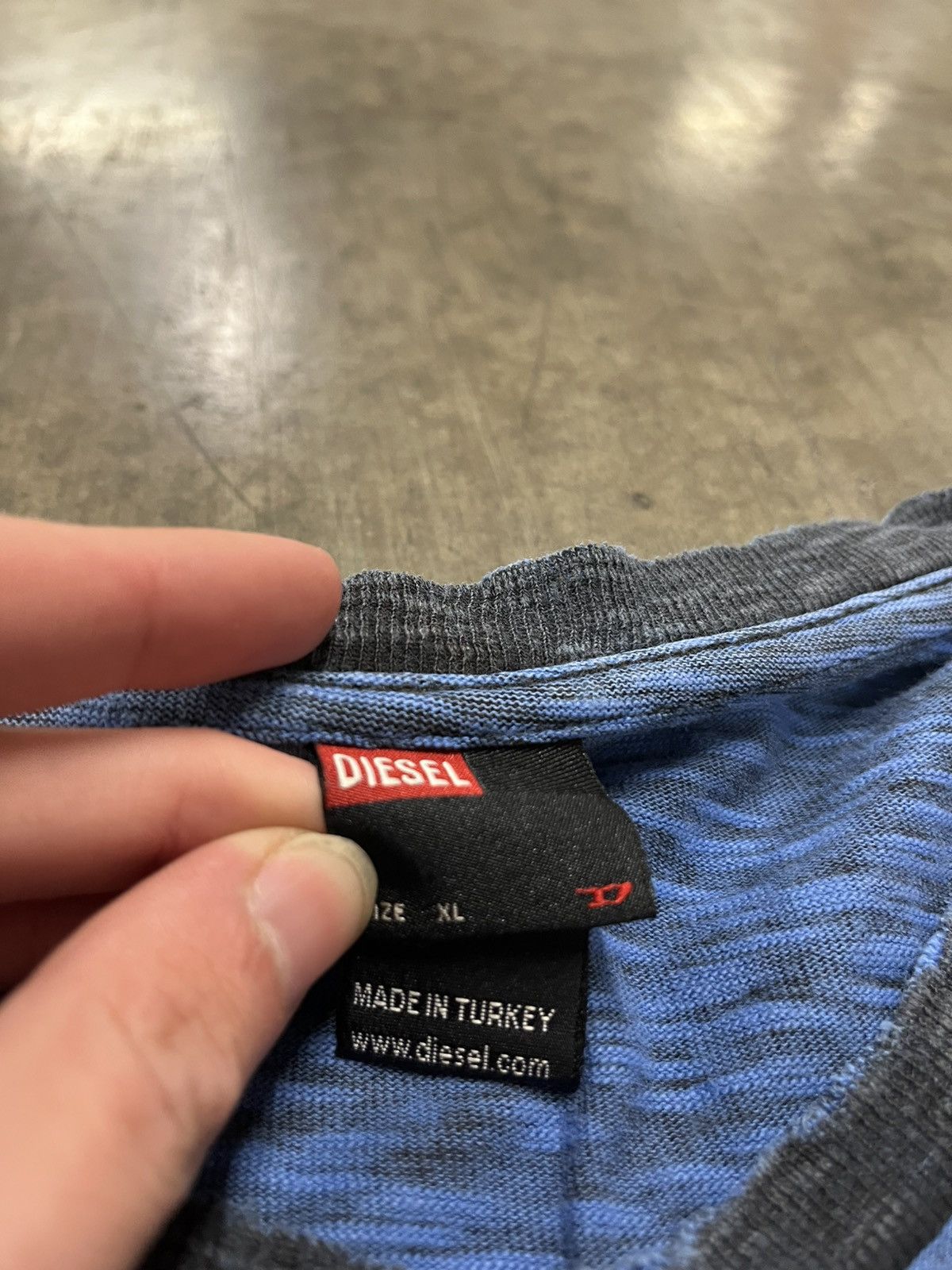 Diesel × Vintage Disel y2k longsleeve grunge skater opium streetwear hype Size US XL / EU 56 / 4 - 7 Thumbnail