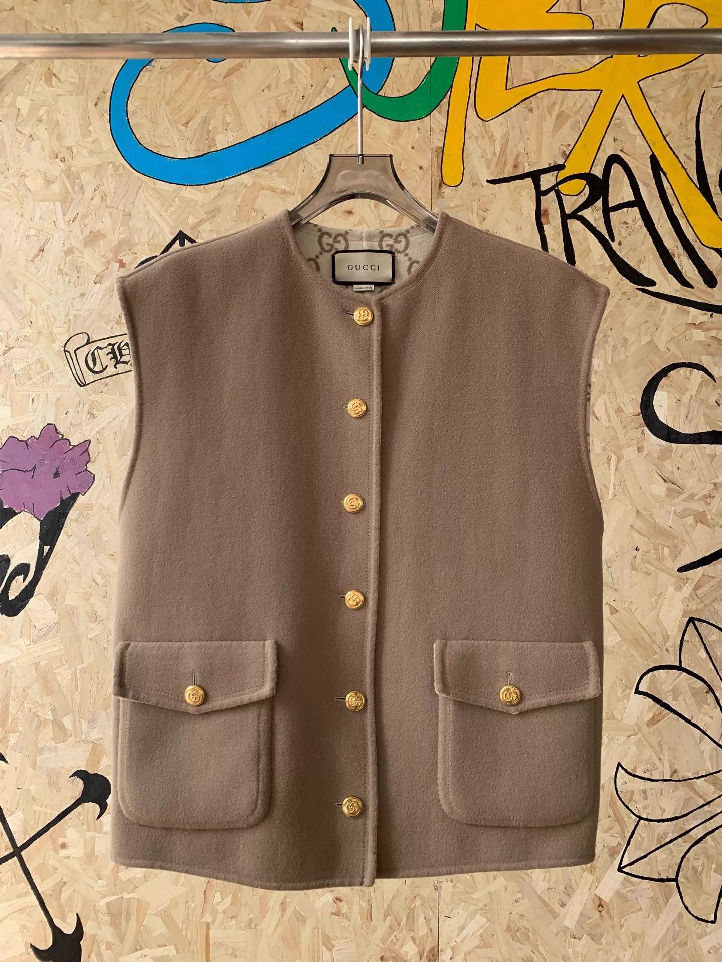 Gucci Gucci double-faced wool vest size 40 Size S / US 4 / IT 40 - 6 Thumbnail