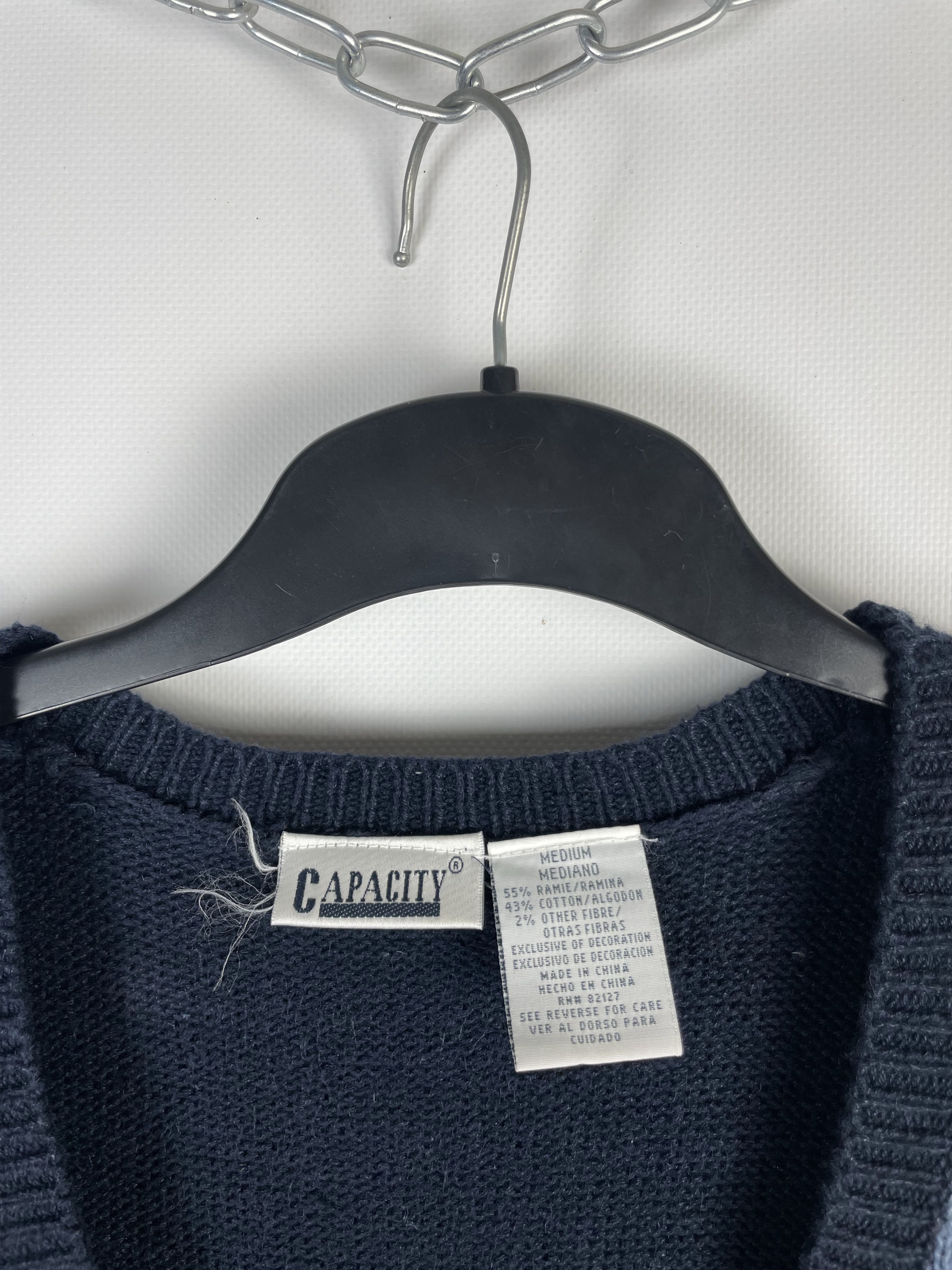 Vintage Vintage Knit Vest Hand Made Y2K Style USA 90s Size US M / EU 48-50 / 2 - 5 Thumbnail
