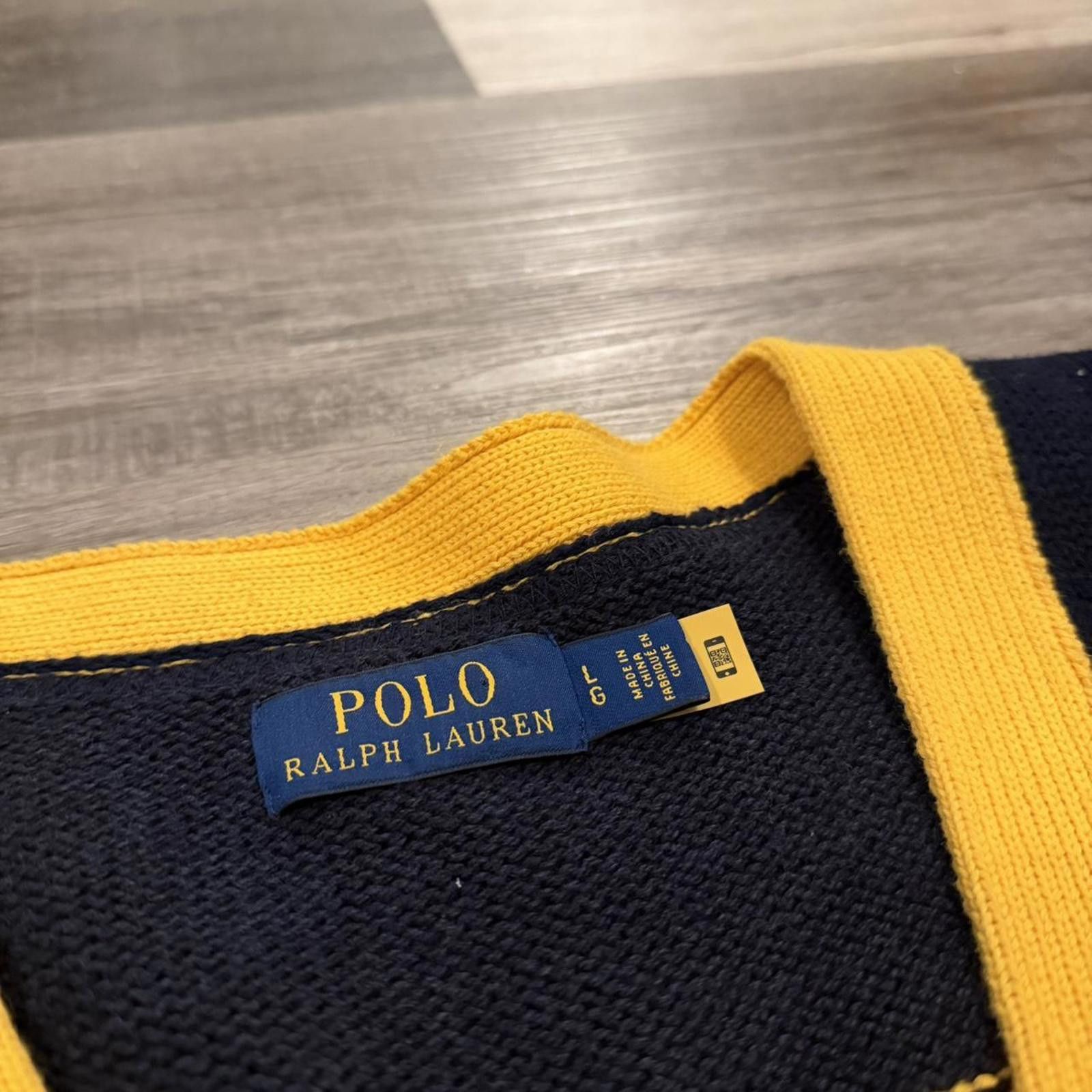 Polo Ralph Lauren Polo Ralph Lauren letterman patch cardigan L Size US L / EU 52-54 / 3 - 6 Thumbnail
