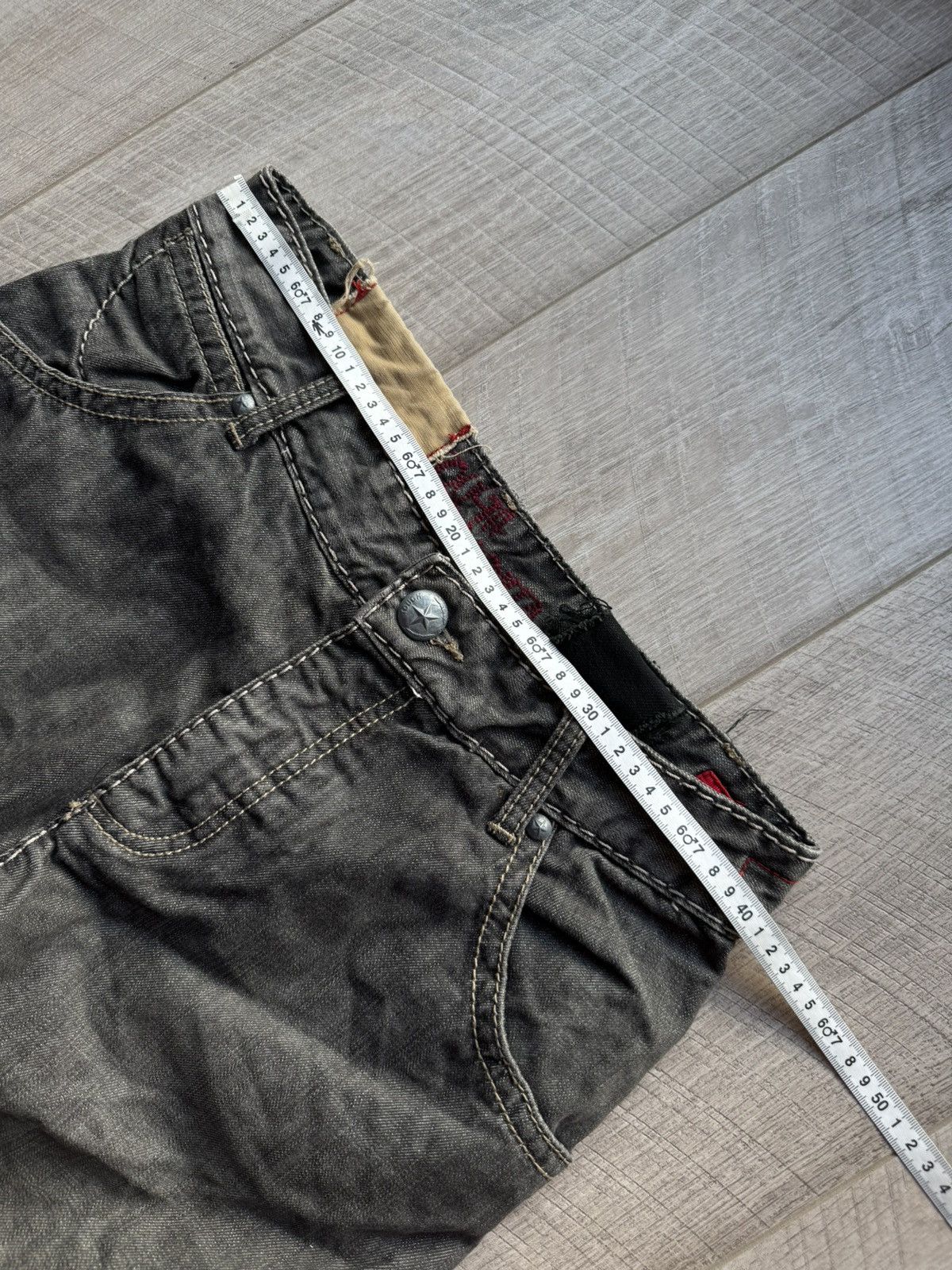 If Six Was Nine Tough Jeansmith Japanese Y2K Relaxed Jeans Gothic Punk Opium Size US 30 / EU 46 - 16 Thumbnail