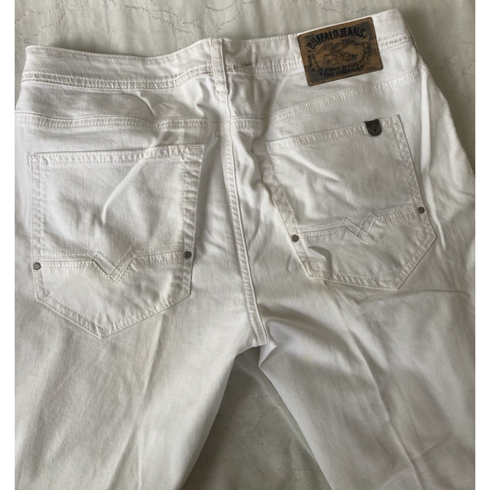 Buffalo David Bitton Buffalo David Bitton Men's Skinny Max-X Stretch Jeans 34X30 Size US 34 / EU 50 - 7 Thumbnail