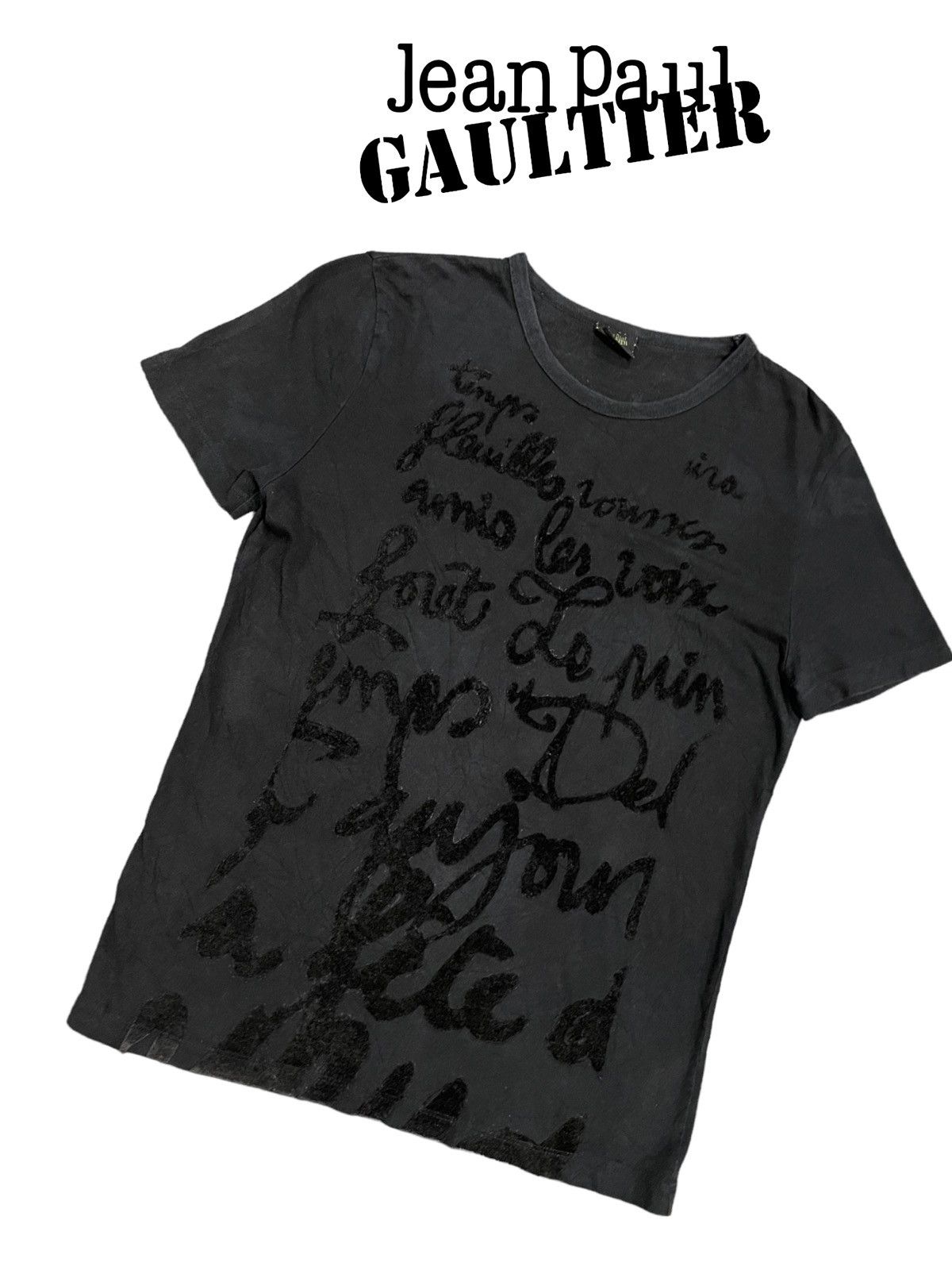 Jean Paul Gaultier Vintage Jean Paul Gaultier Homme Distressed Tee Size S / US 4 / IT 40 - 3 Thumbnail